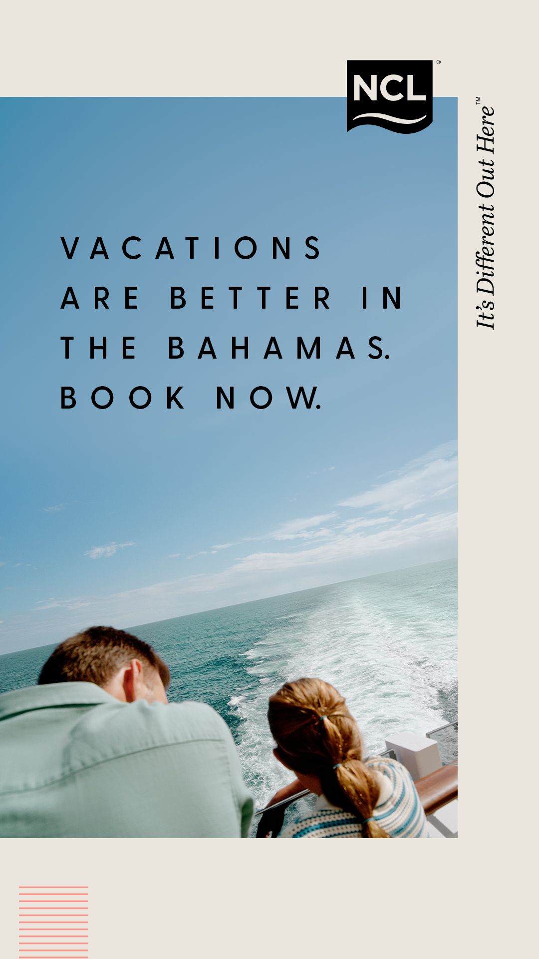 Norwegian Cruise Line Facebook ad