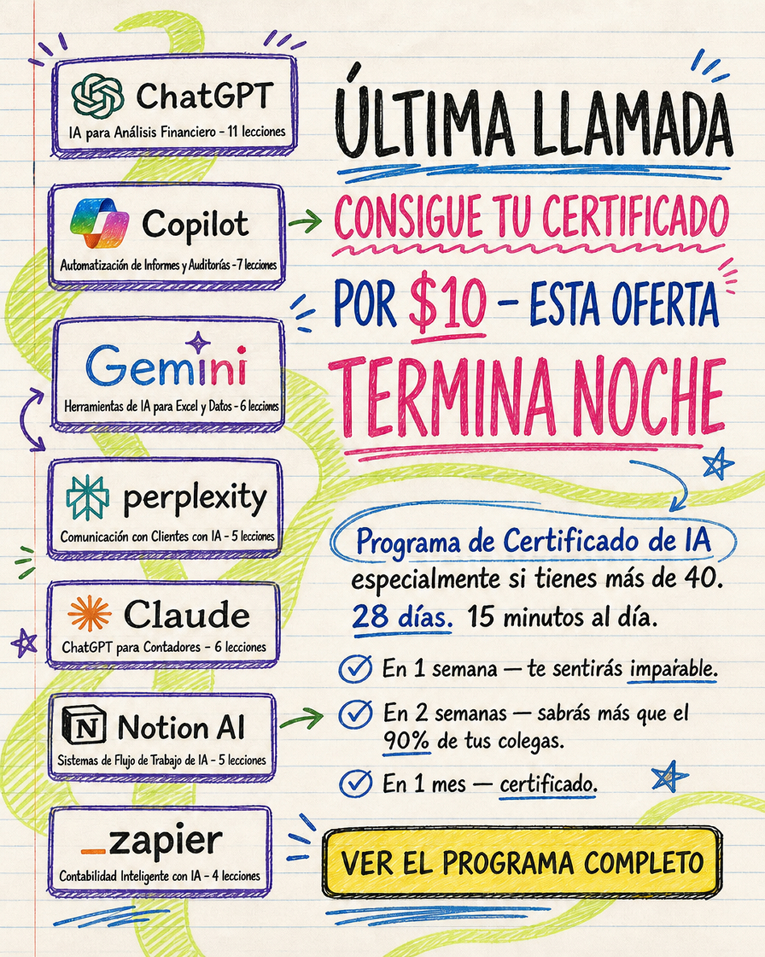 Coursiv Español Facebook ad: Empieza ahora
