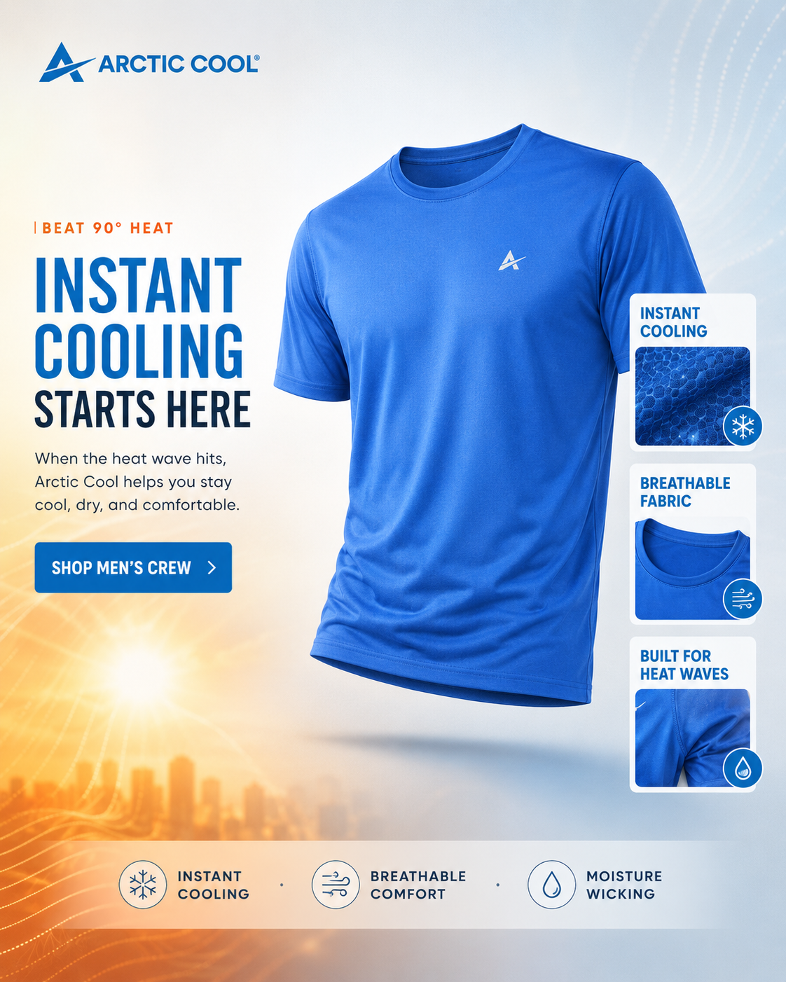 Arctic Cool Facebook ad