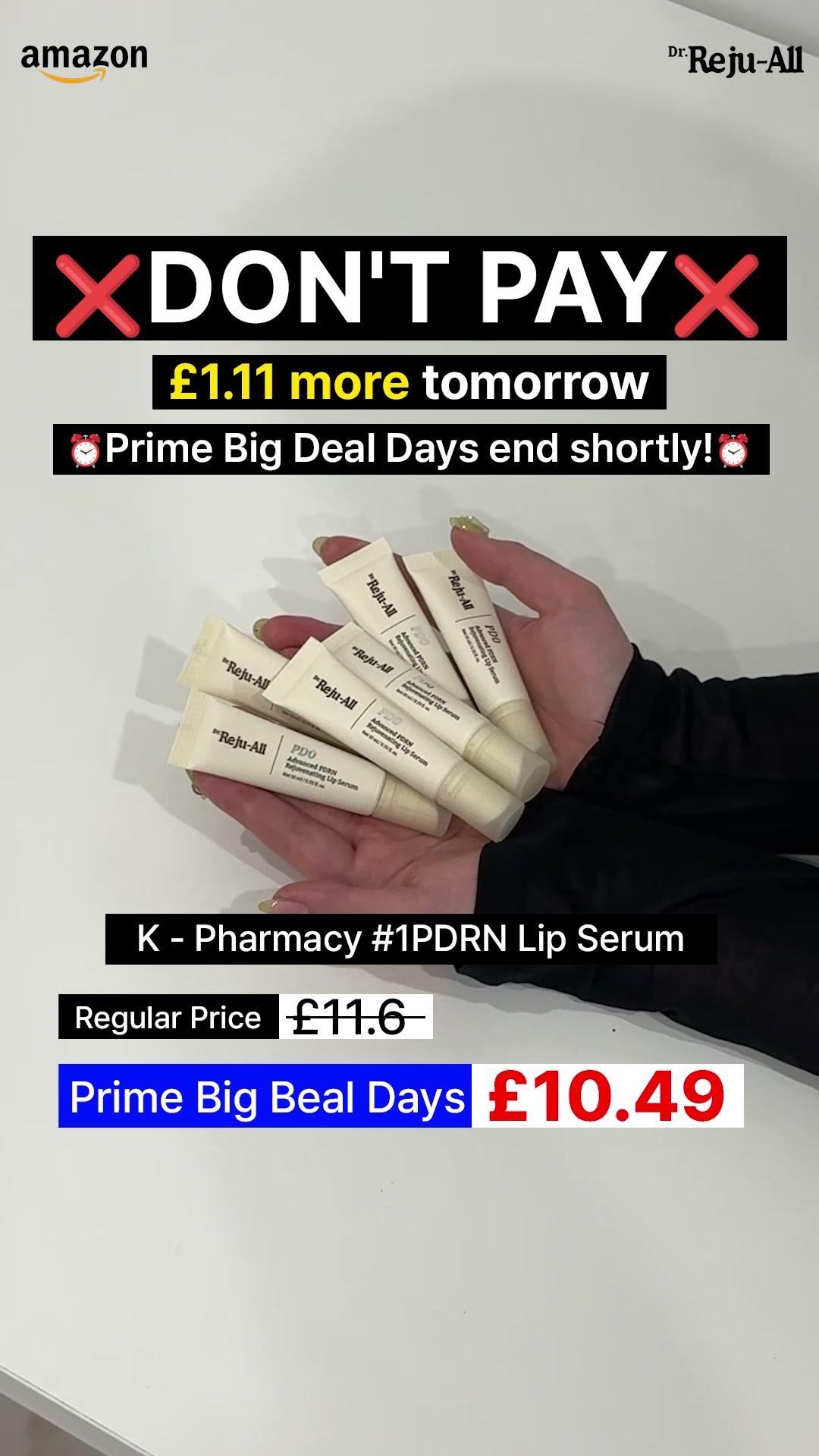 Dr.Reju-All Facebook ad: PRIME BIG DEAL DAYS END SOON Up to 54% OFF