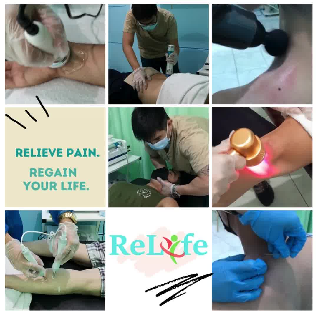 ReLife Advanced Physiotherapy and Rehabilitation Clinic Facebook ad: Chat with us