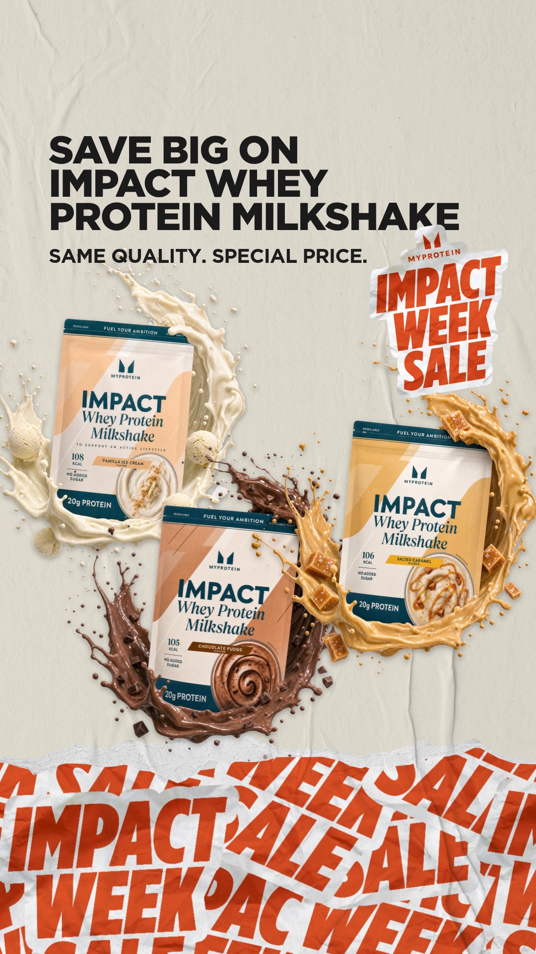 Myprotein Facebook ad