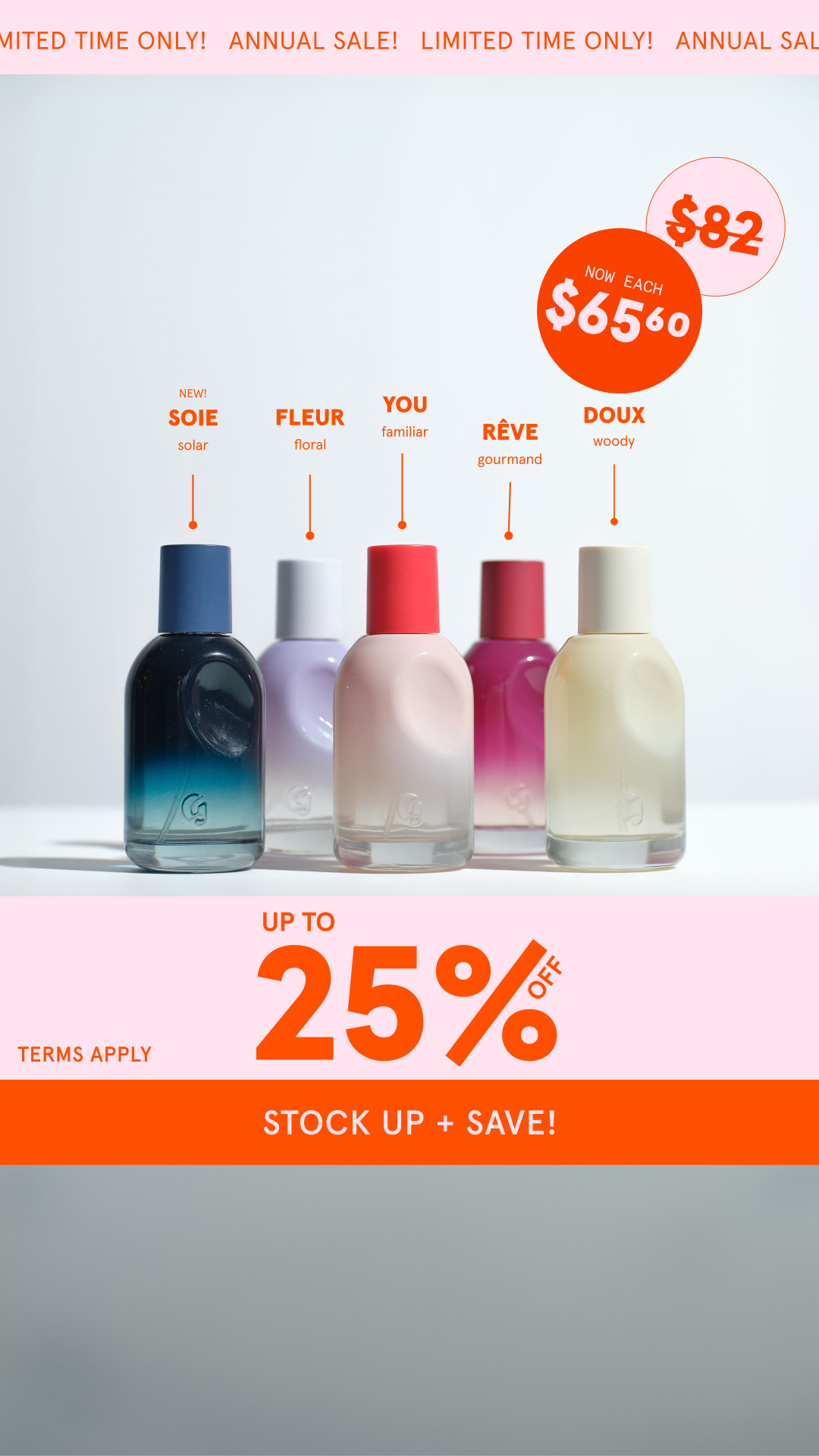Glossier Facebook ad
