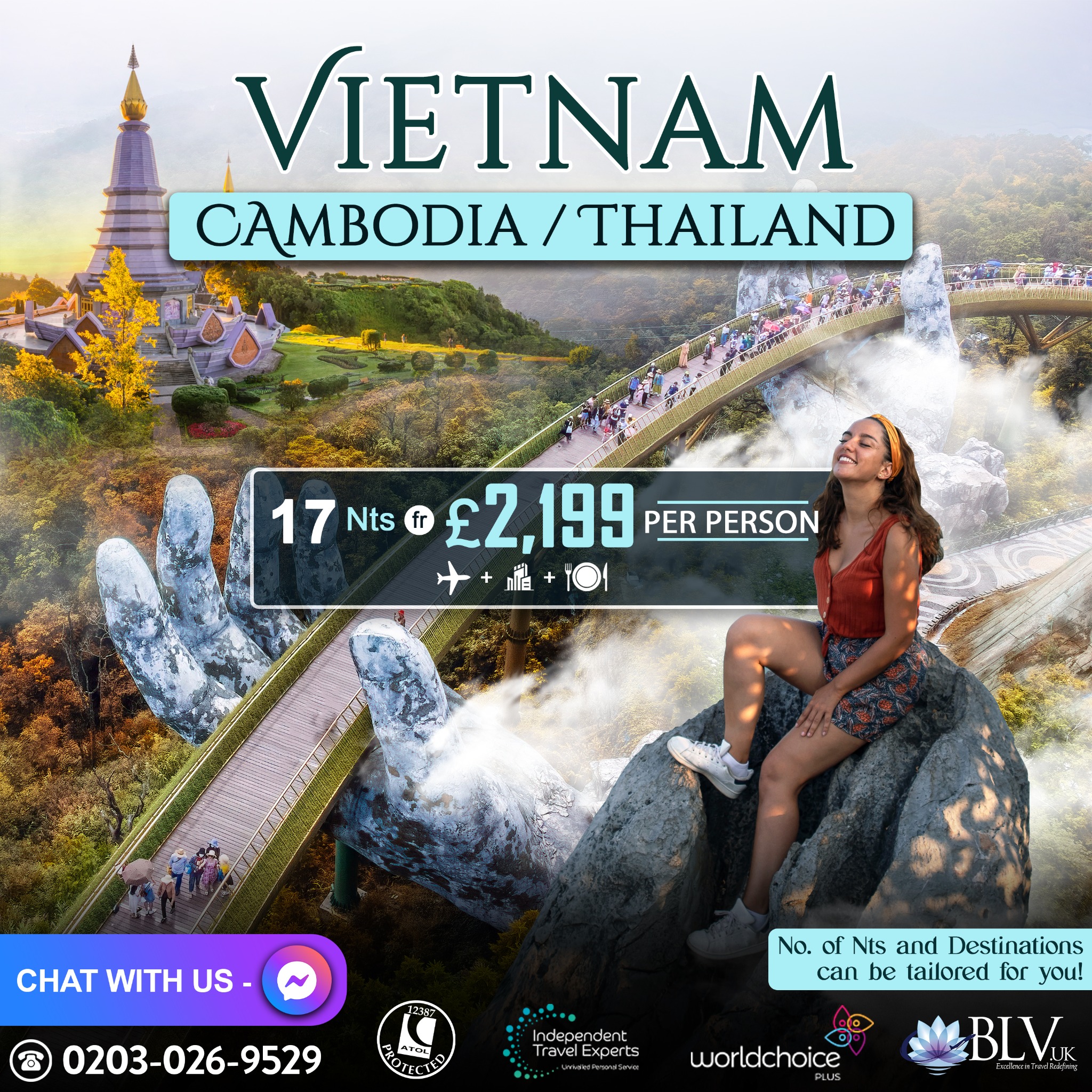 Blue Lotus Vacations UK Facebook ad