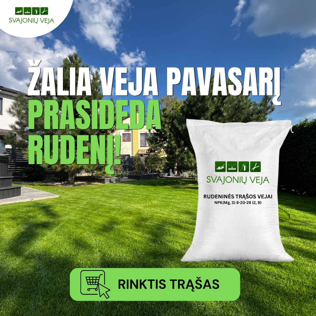 Svajonių veja Facebook ad: Rinkis rudenines trąšas