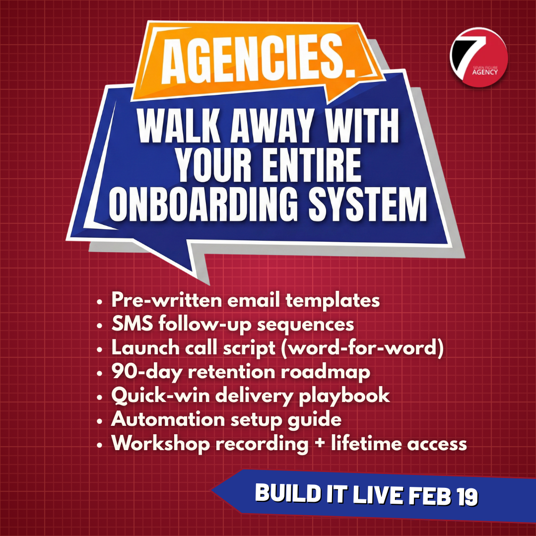 Seven Figure Agency Facebook ad