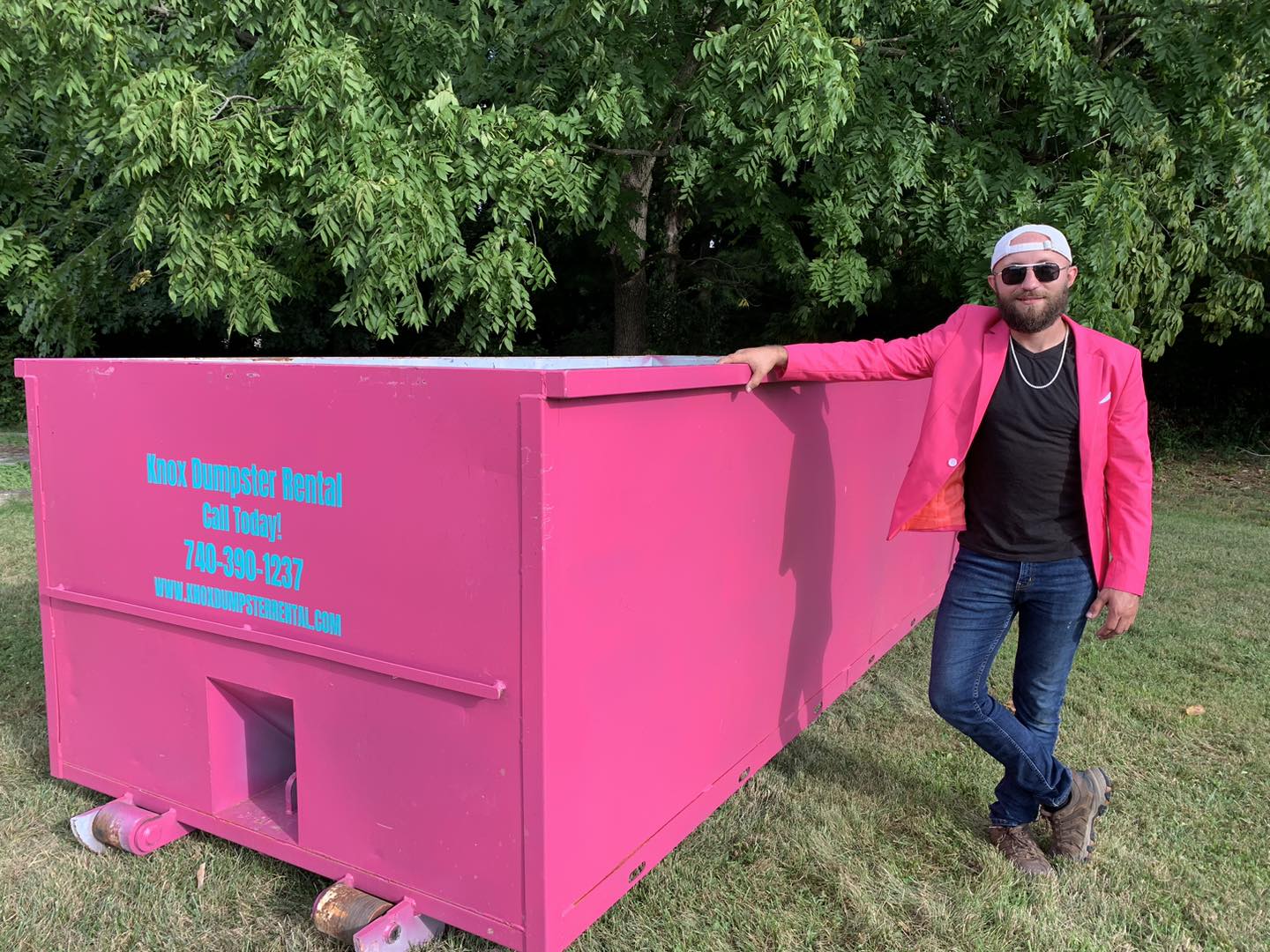 Knox Dumpster Rental Facebook ad: Hello everyone! Thankyou for all your support over…