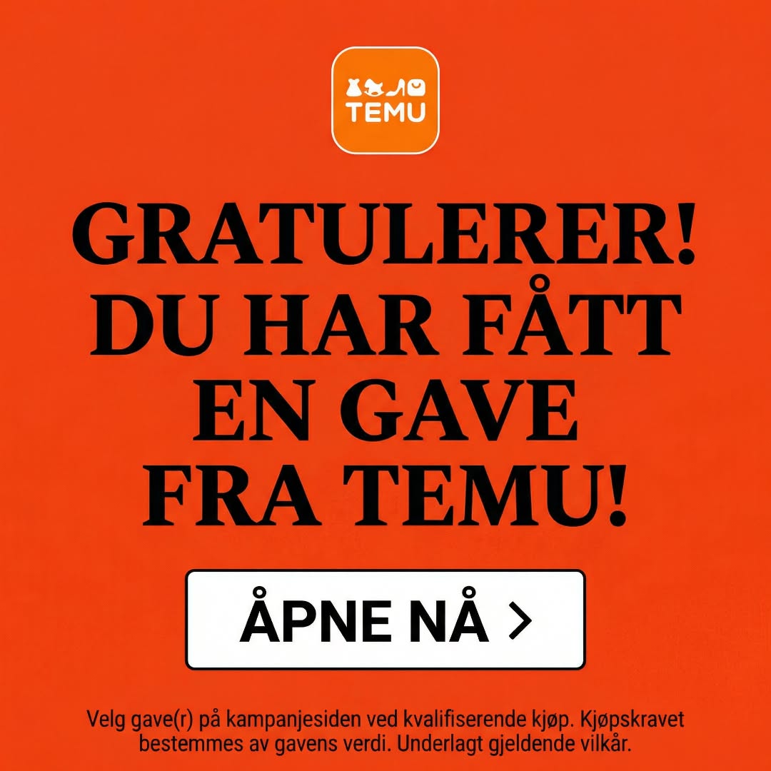 Temu Norway Facebook ad
