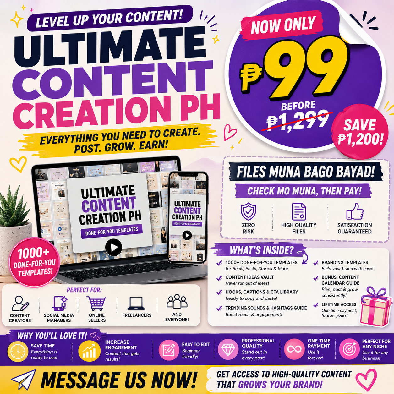 Ultimate Content Creation Ph Facebook ad