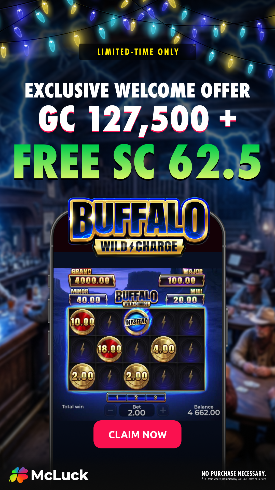 McLuck.com Facebook ad