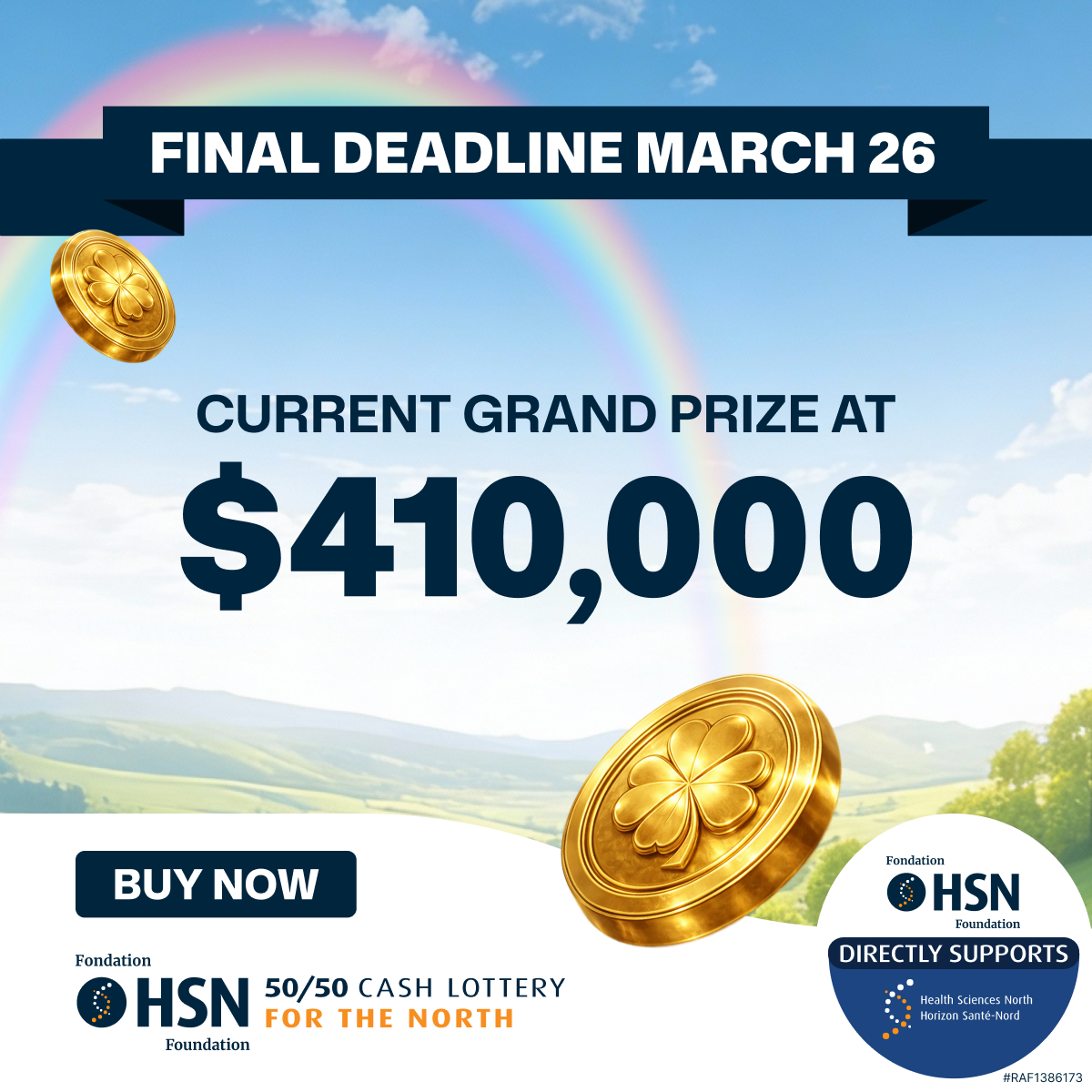 HSN 50/50 Facebook ad