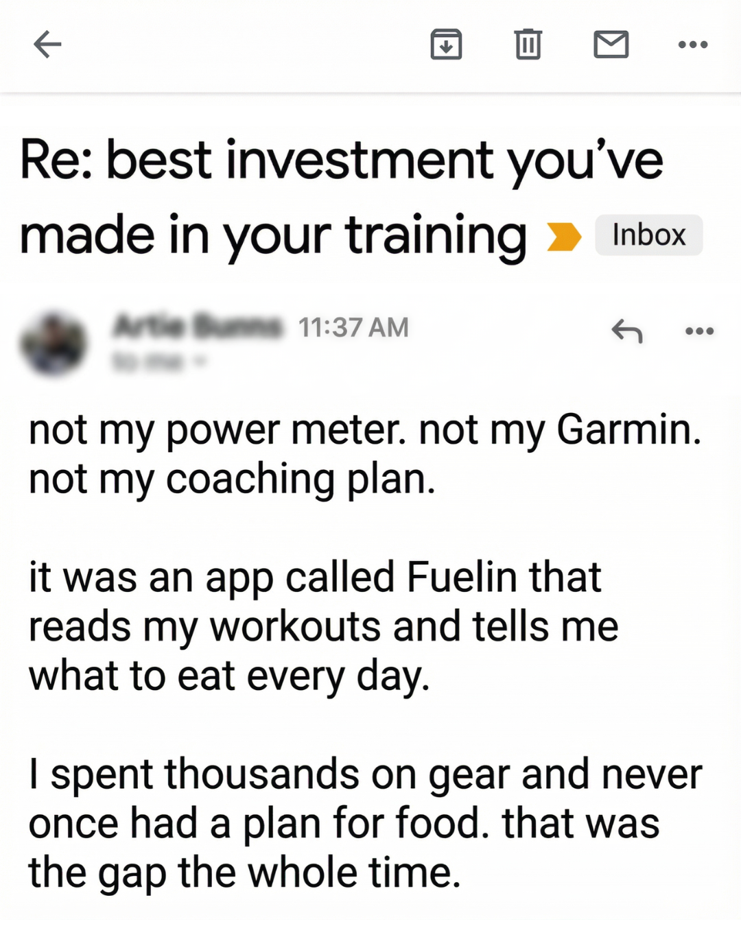 Fuelin Facebook ad