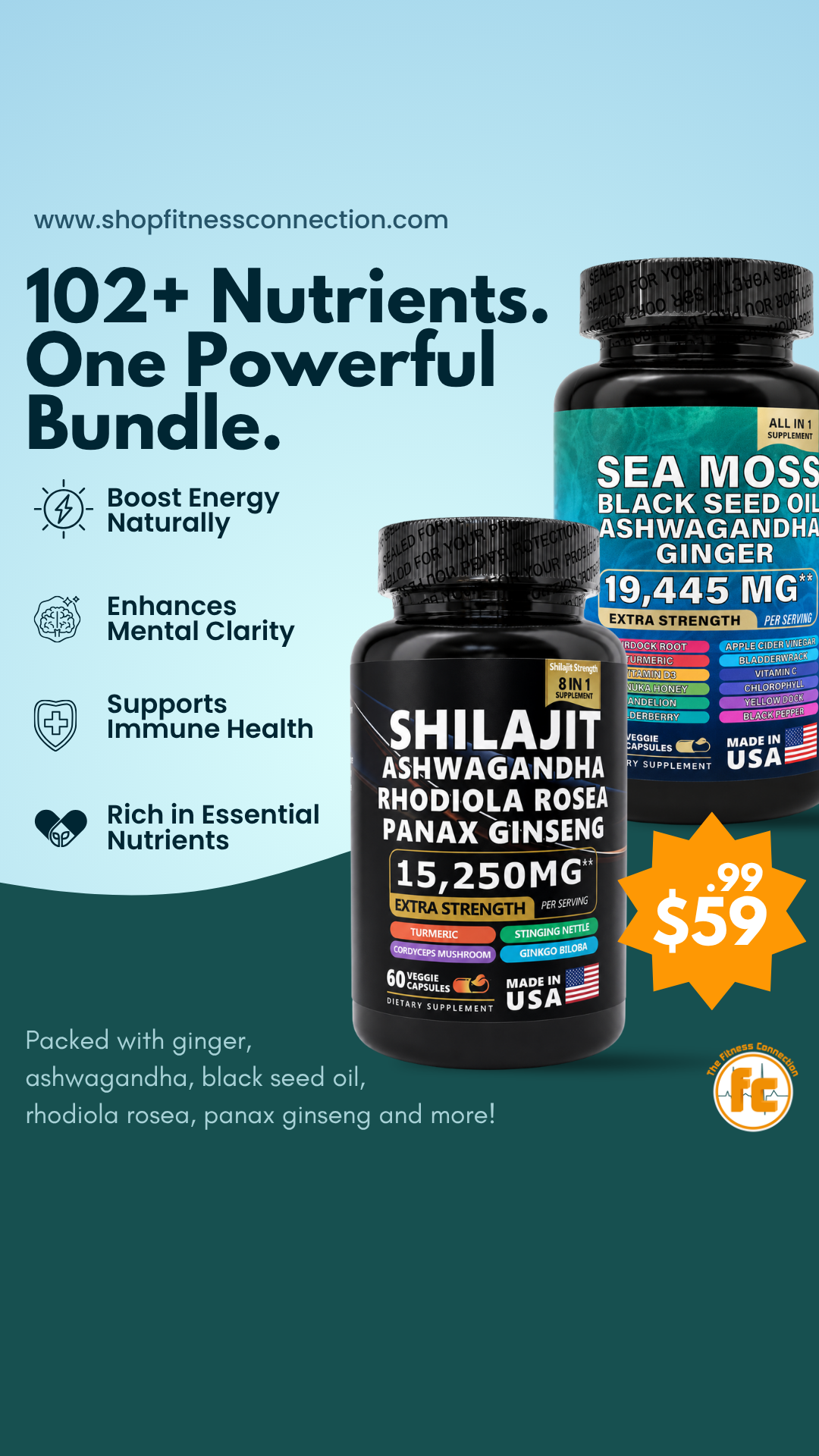 The Fitness Connection Bahamas Facebook ad