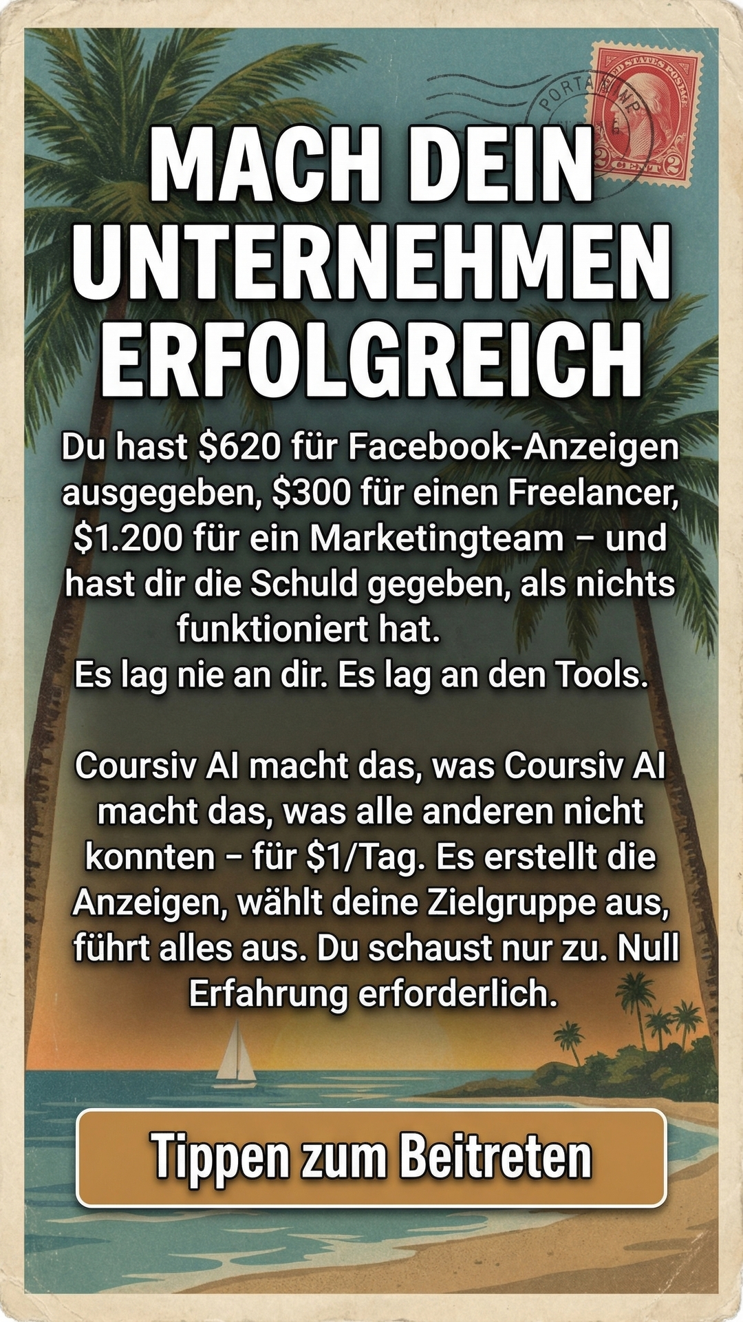 Practical AI Facebook ad