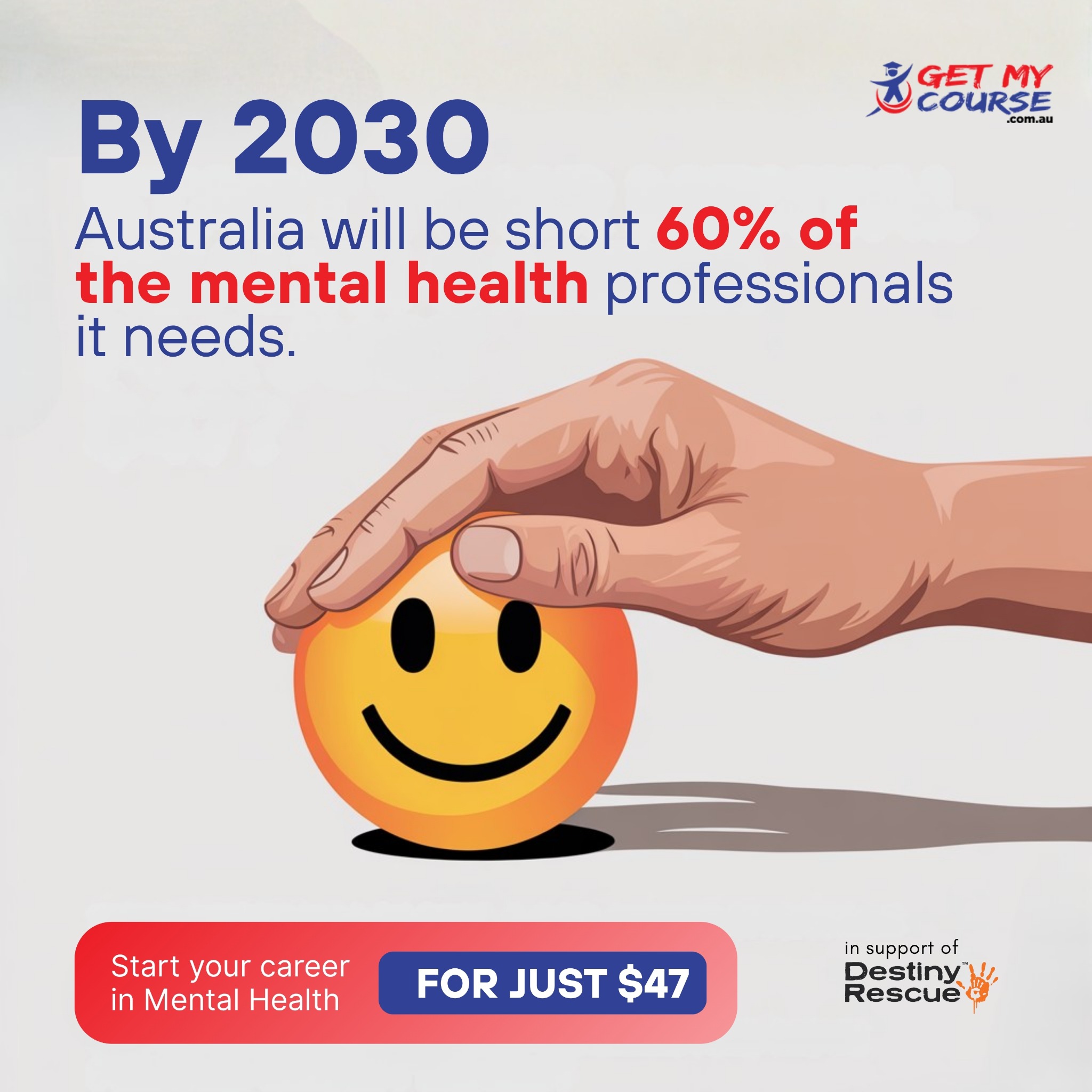 Getmycourse.com.au Facebook ad