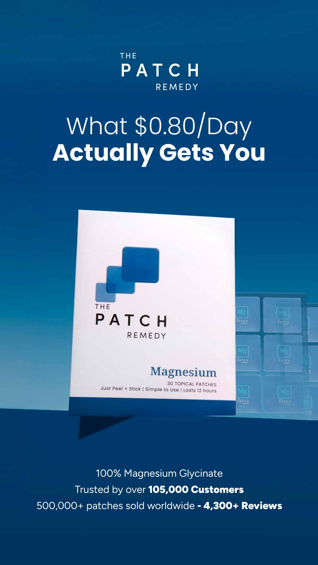 The Patch Remedy Facebook ad: What $0.80/Day Gets You