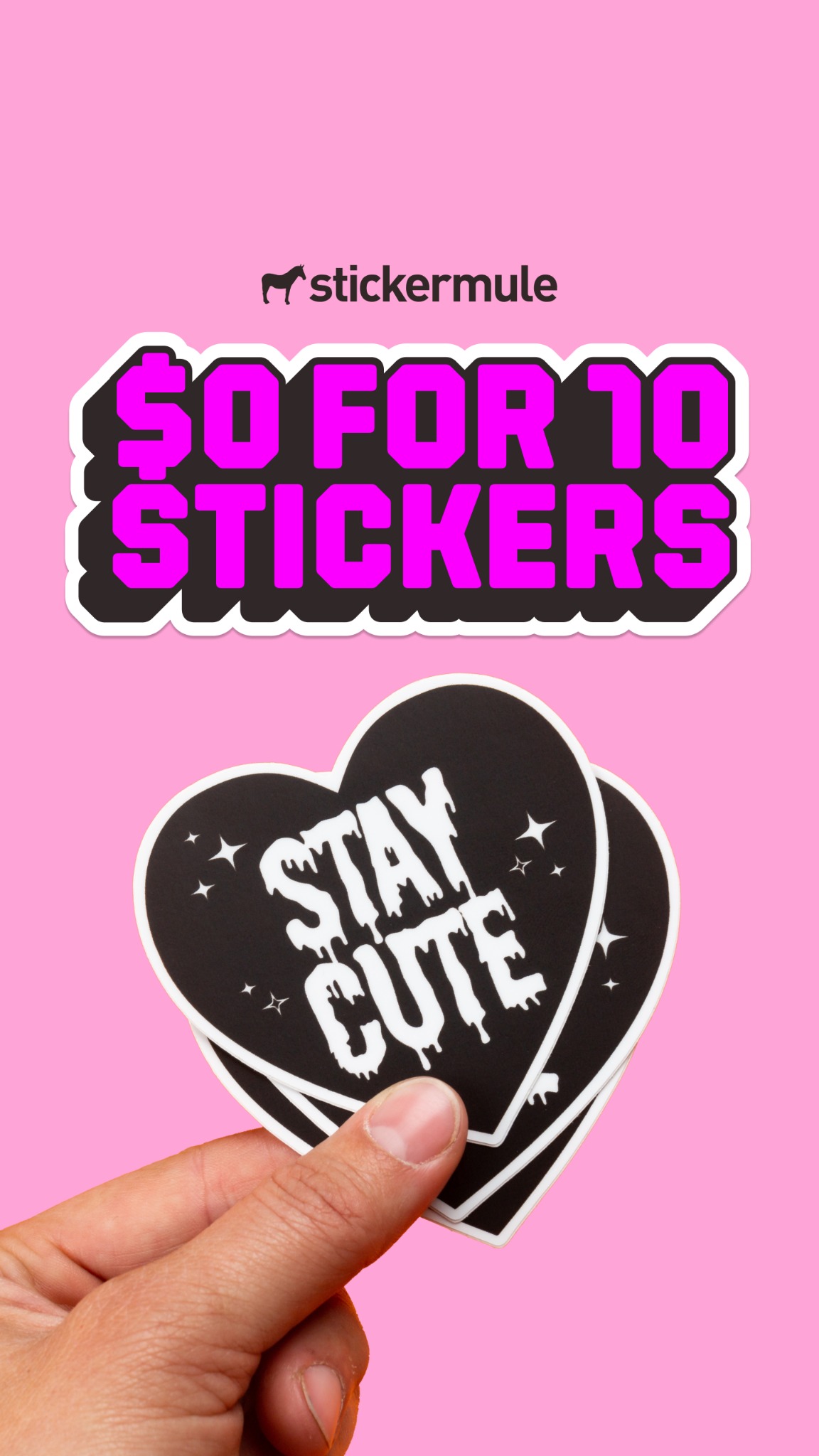 Sticker Mule Facebook ad