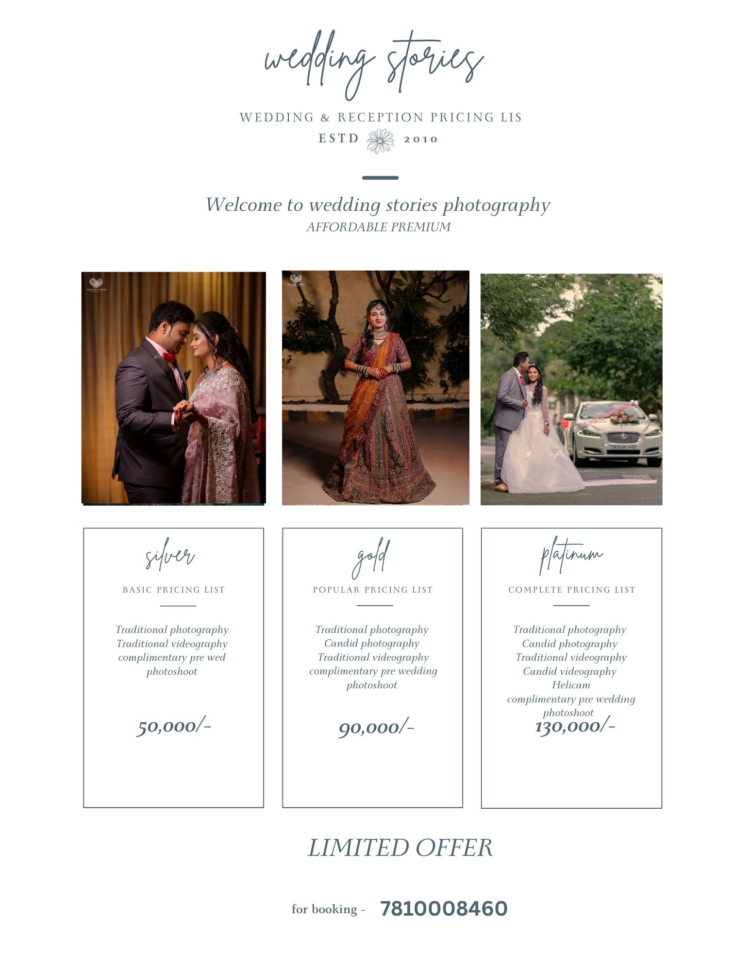 Wedding Stories Photographyy Facebook ad: Chat with us