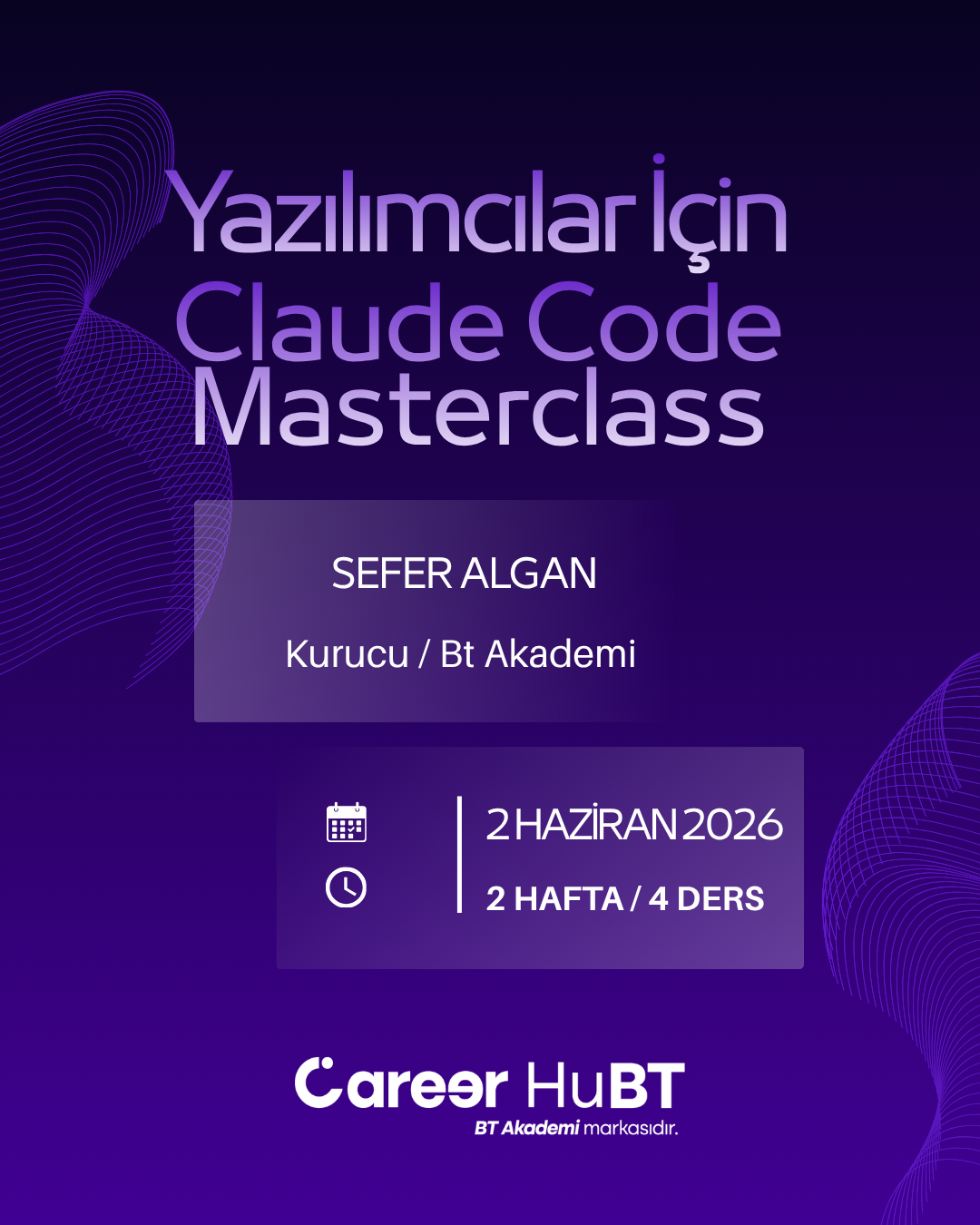 Career Hubt Facebook ad: Claude Code Masterclass