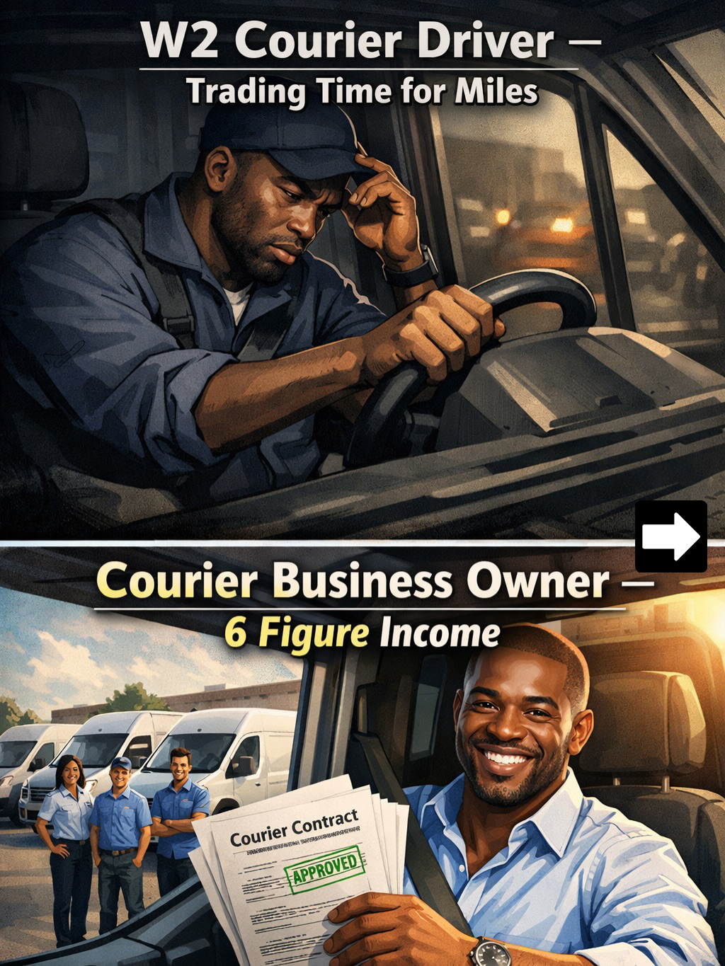 Courier Business Academy - Delivery Business Facebook ad