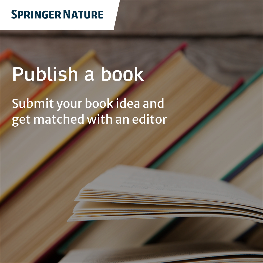 Springer Nature Facebook ad: Become a Book Author