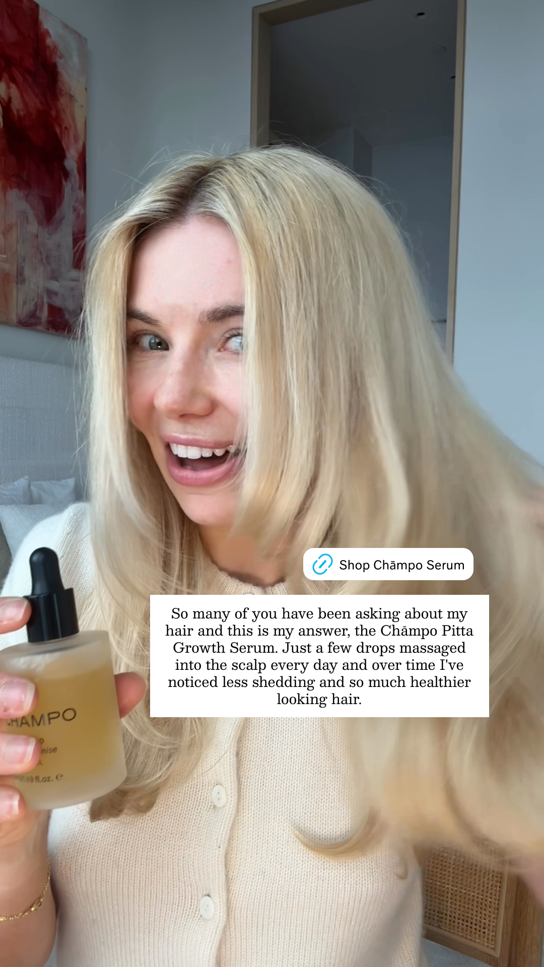 Chāmpo Haircare Facebook ad