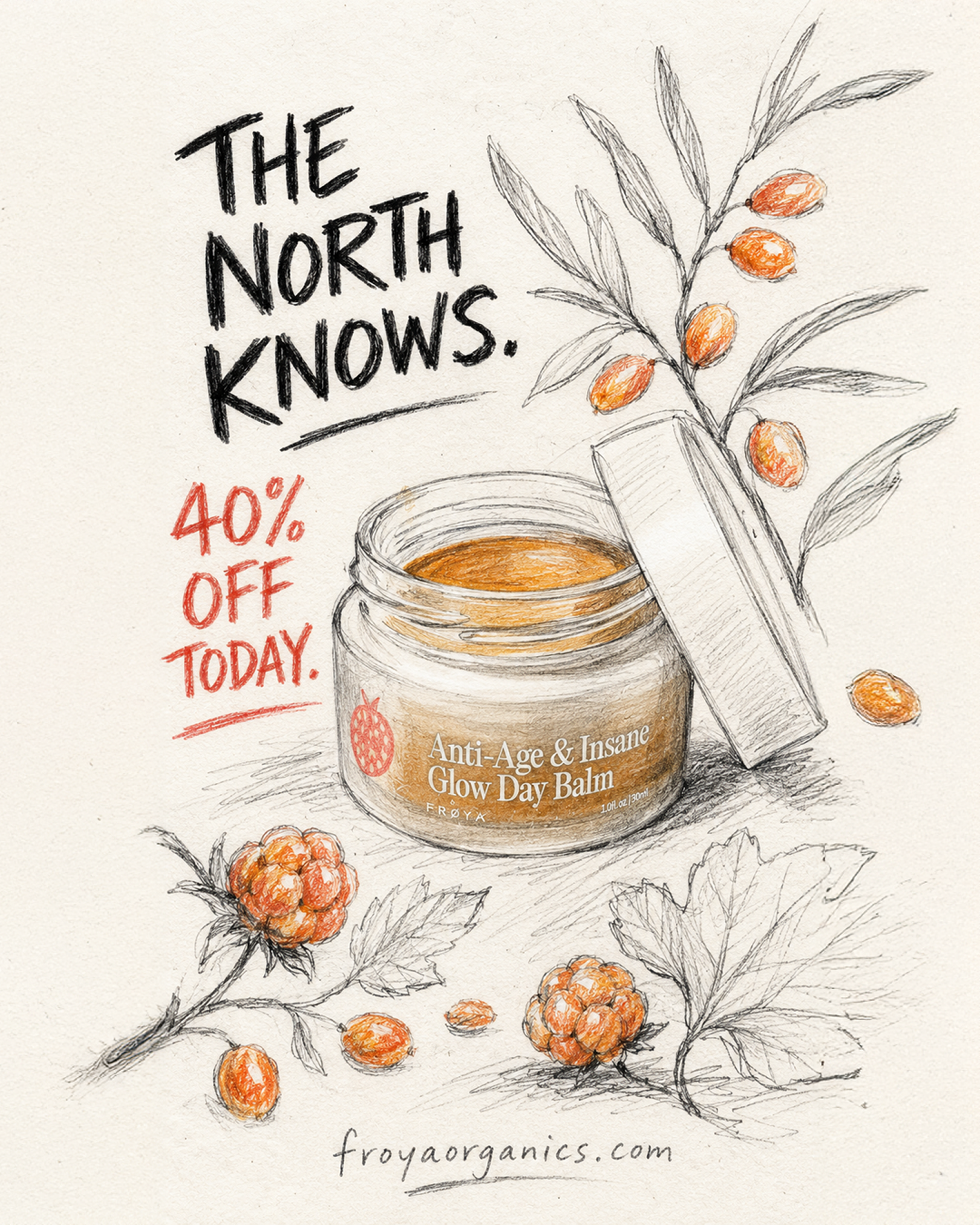 Frøya Organics Facebook ad