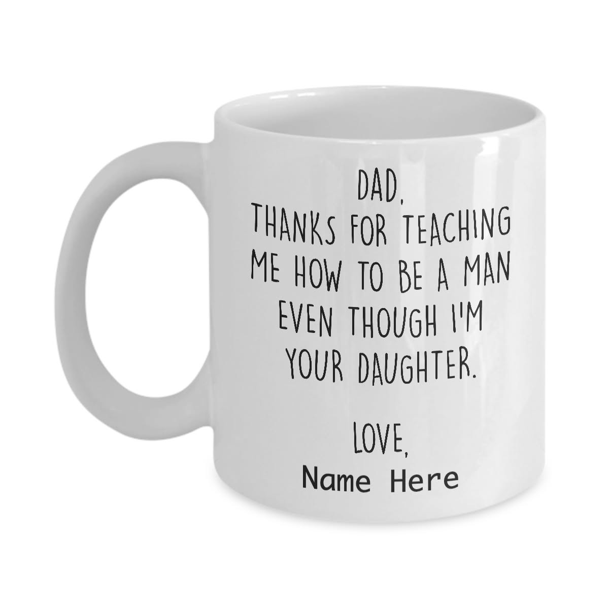 Funny Mug Shop Facebook ad: Best Father's Day Mug From Daughter