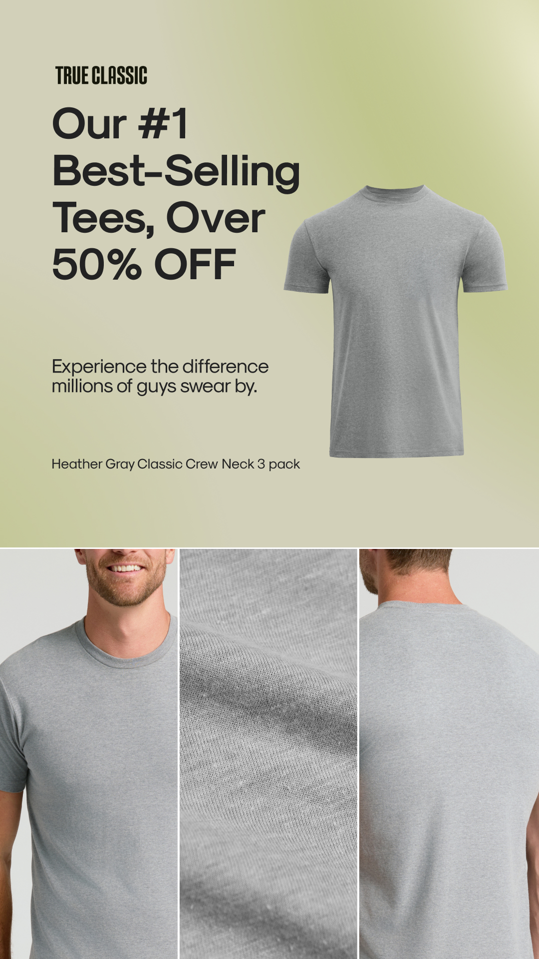 True Classic Facebook ad