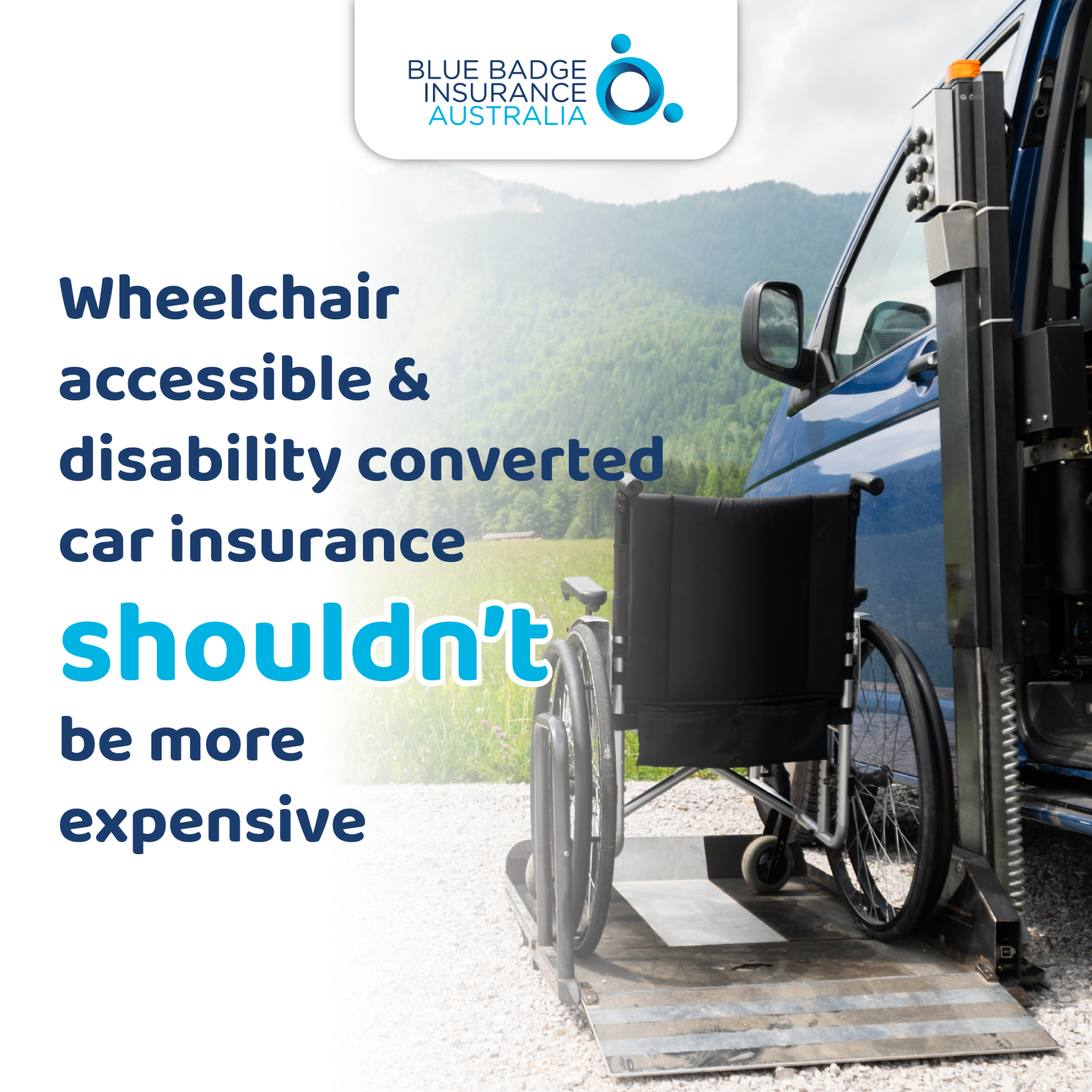 Blue Badge Insurance Australia Facebook ad: Is car insurance for WAVs and disability converted…