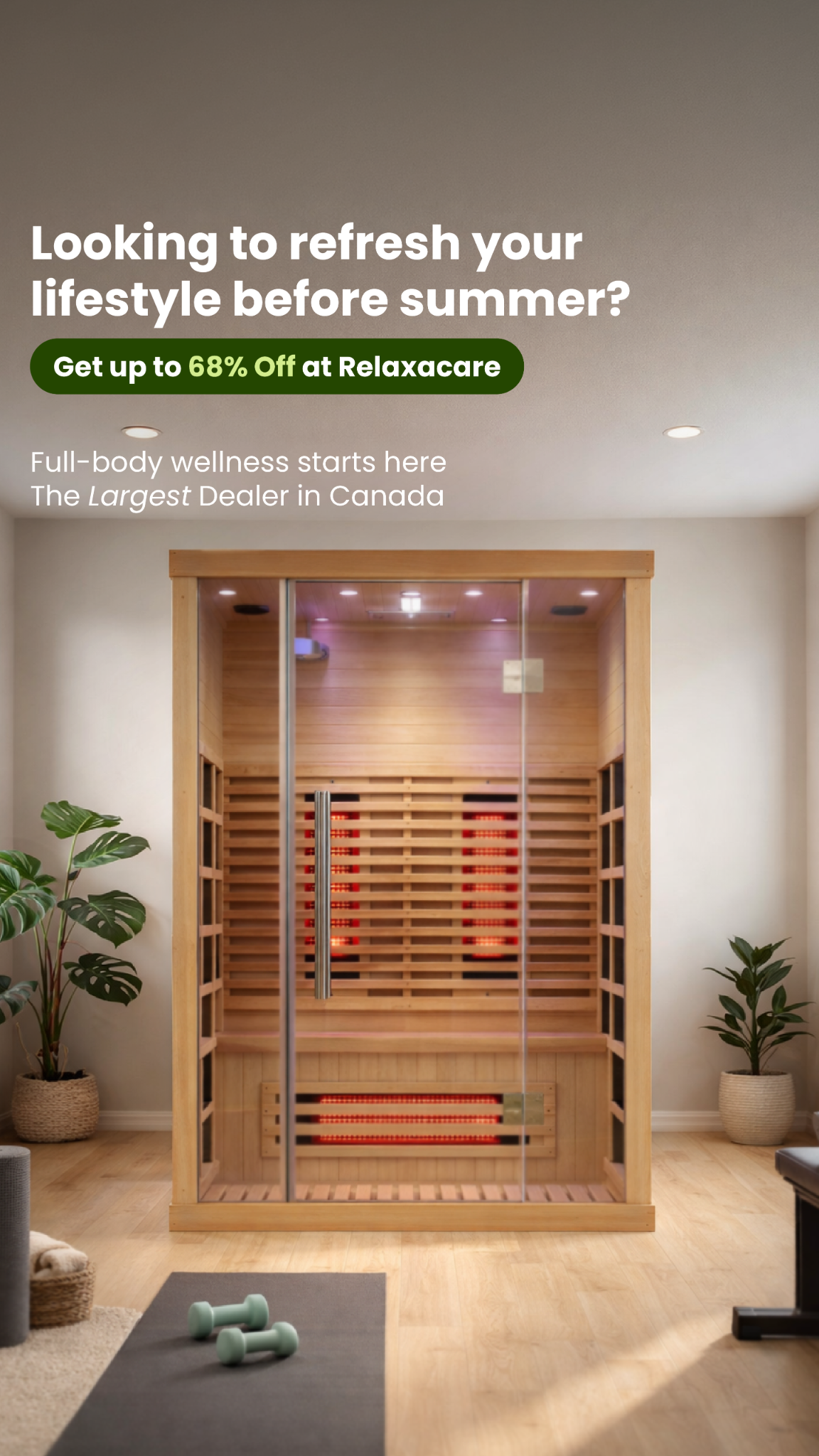 Relaxacare Facebook ad