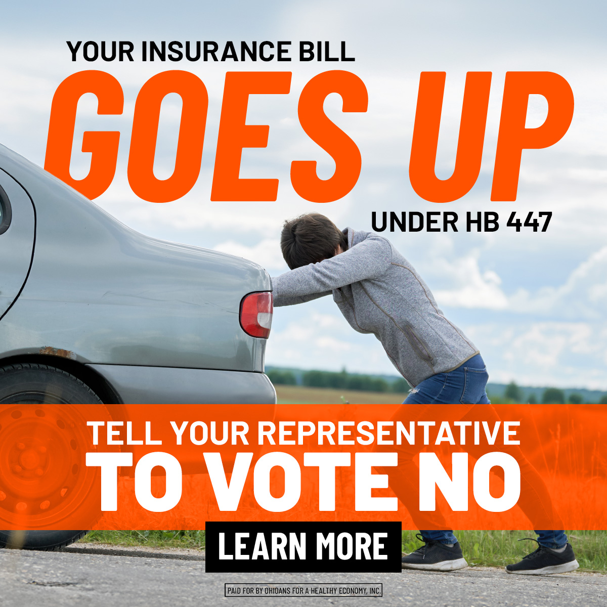 Ohioans for a Healthy Economy Facebook ad: Vote NO on HB 447!