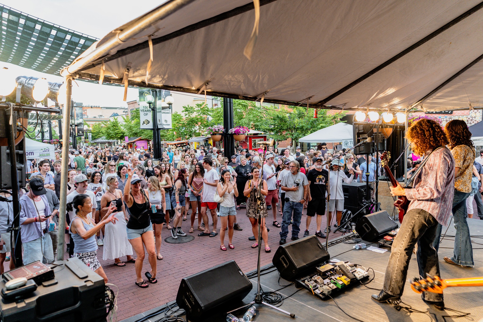 Downtown Boulder Facebook ad: Bands on the Bricks