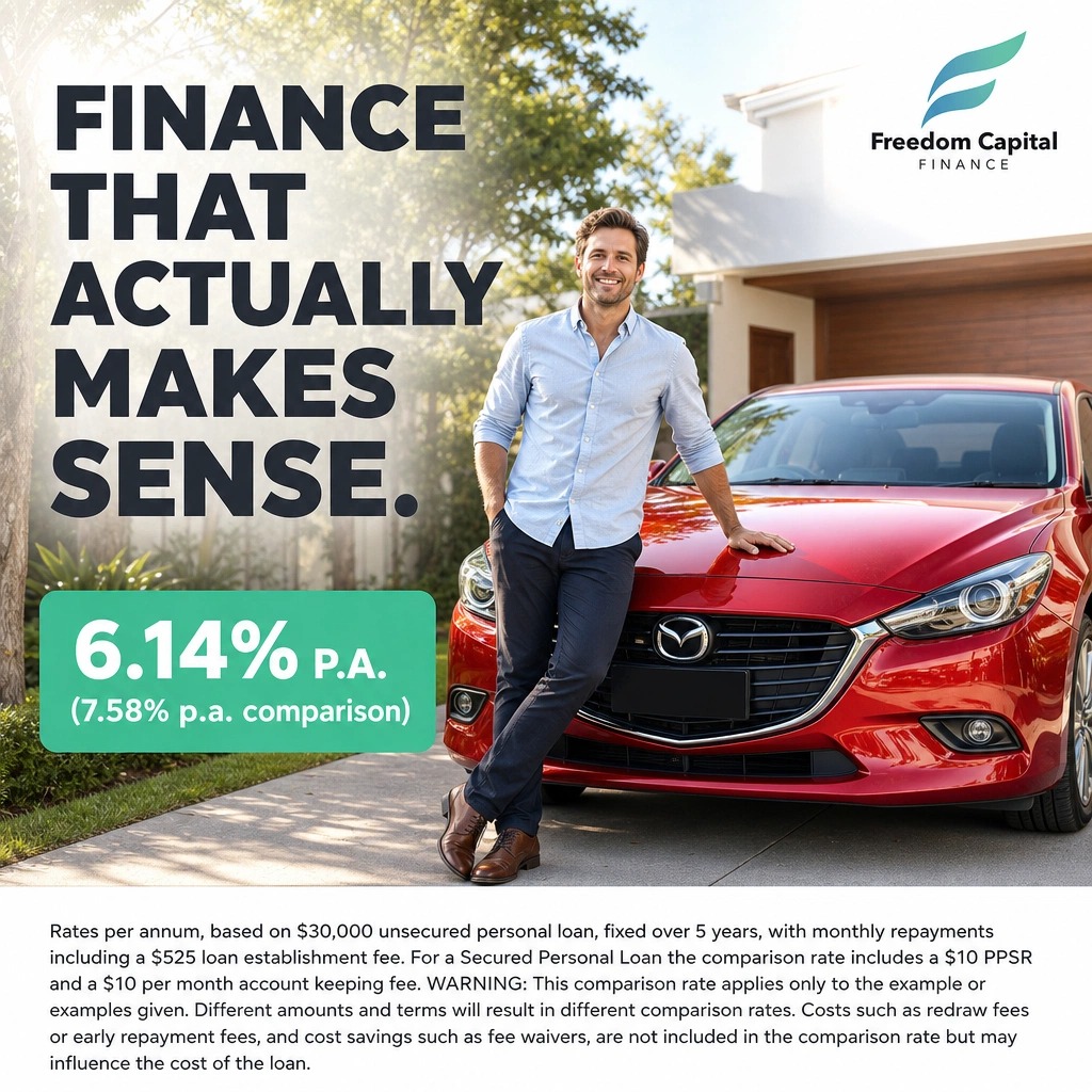 Freedom Capital Finance Australia Facebook ad from Jun 4, 2026