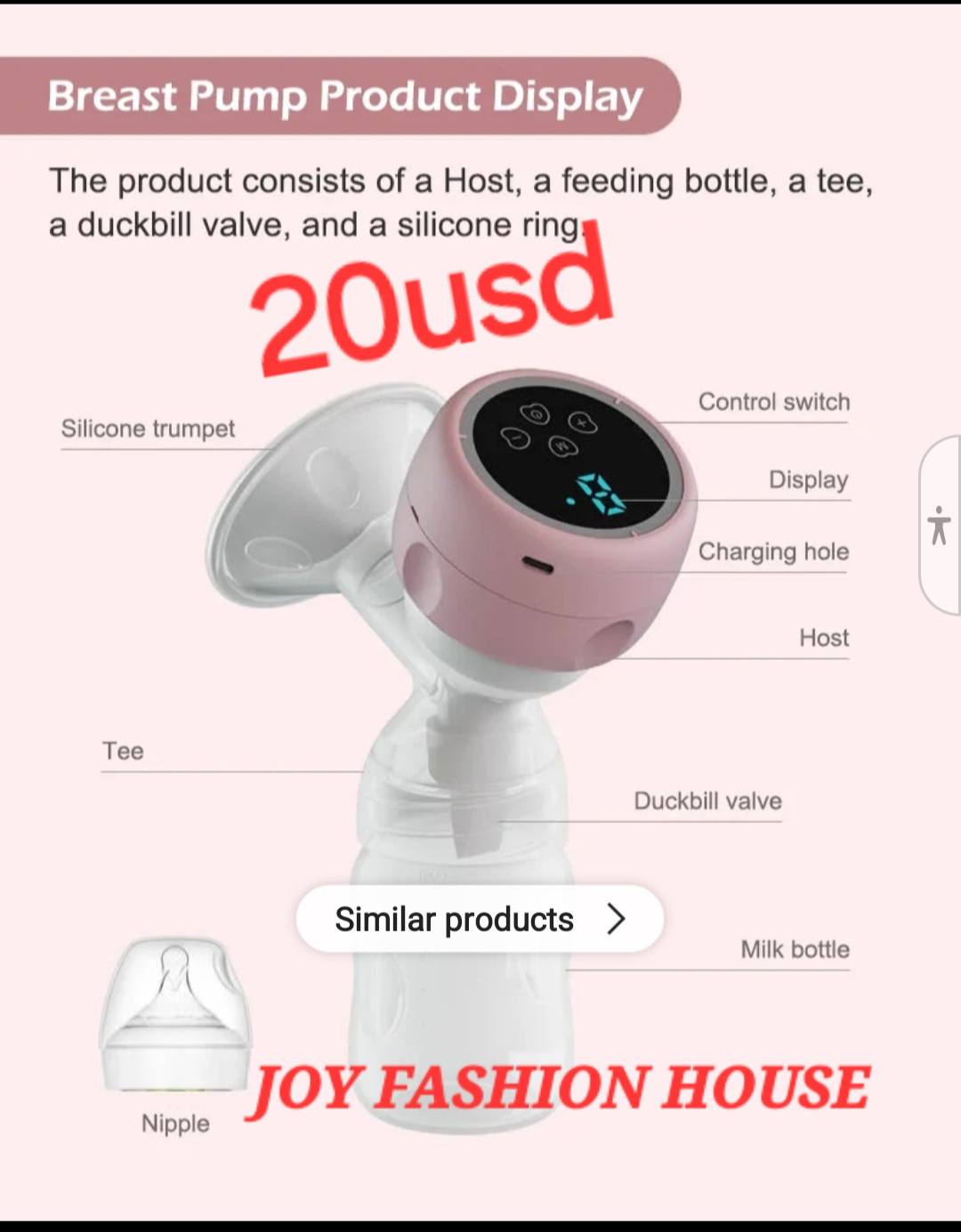 Joy Fashion House Facebook ad