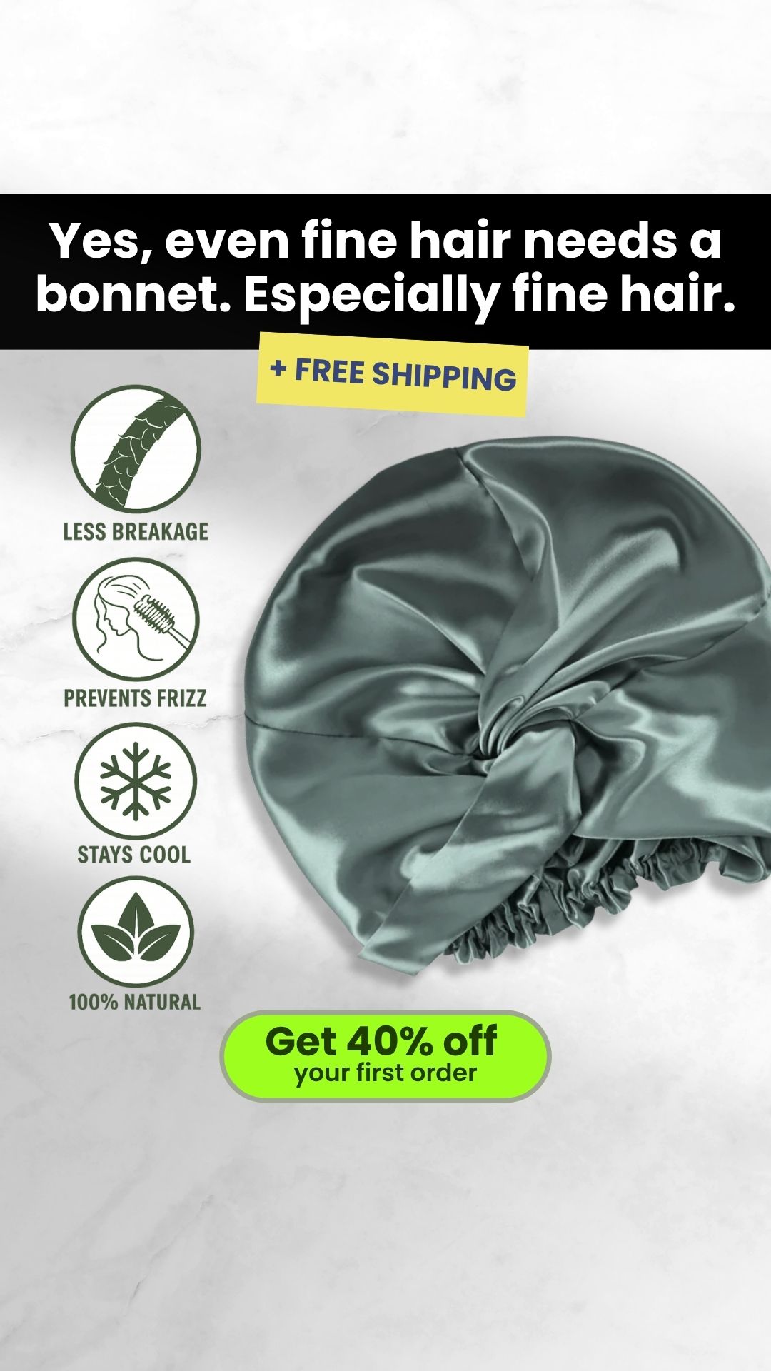 Blissy Bonnet Facebook ad