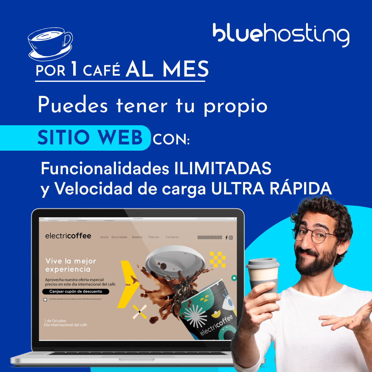 BlueHosting Facebook ad