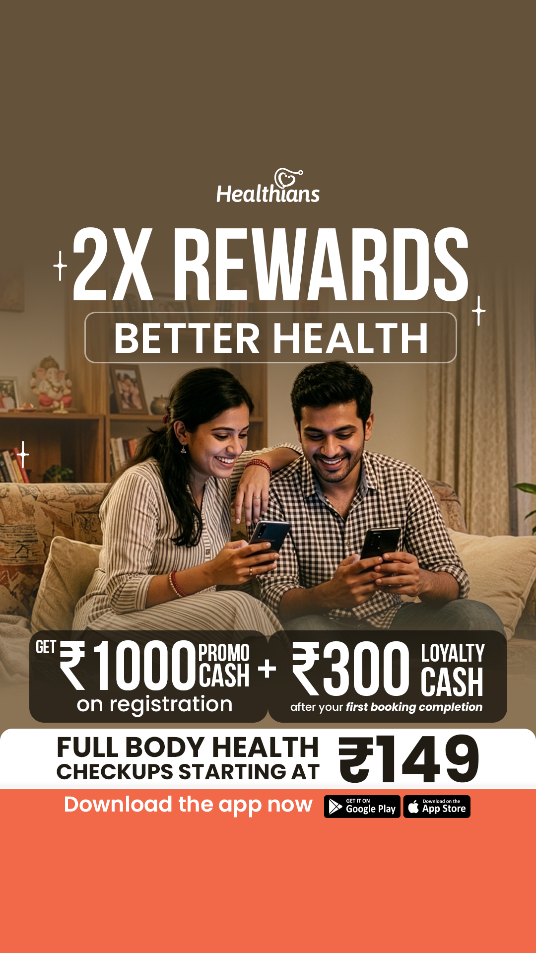 Healthians Facebook ad