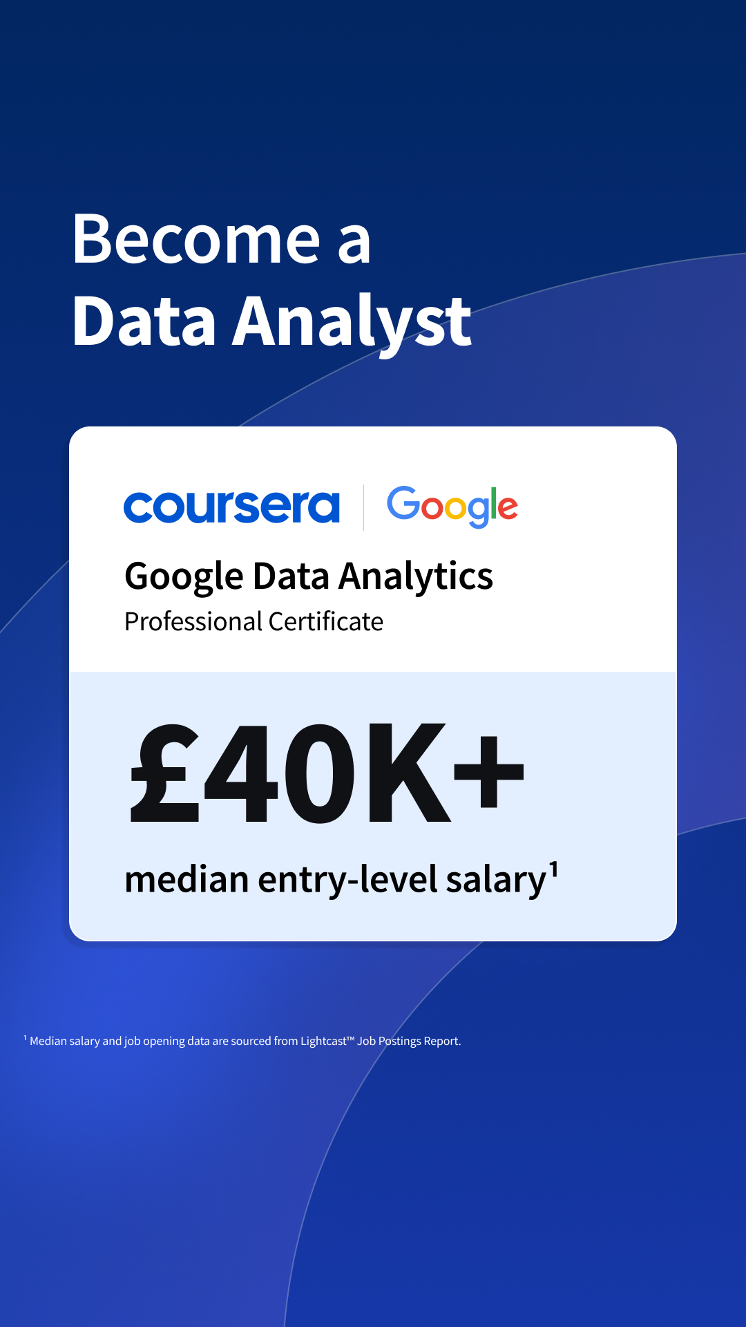 Coursera Facebook ad