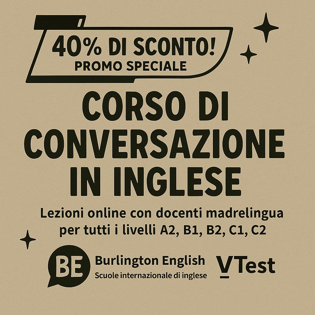 Burlington English Italy Facebook ad