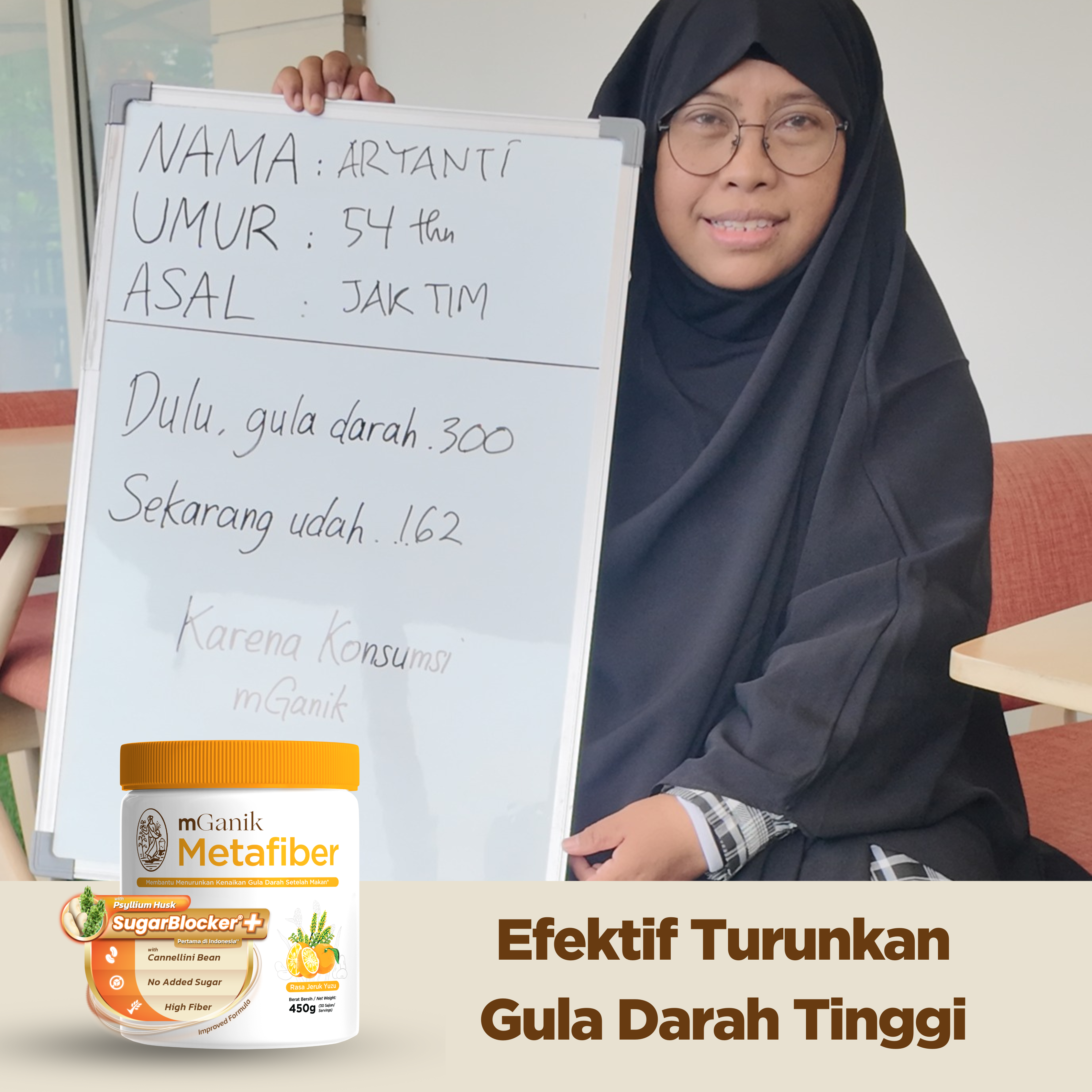 mGanik Metafiber Cerita Customer Facebook ad