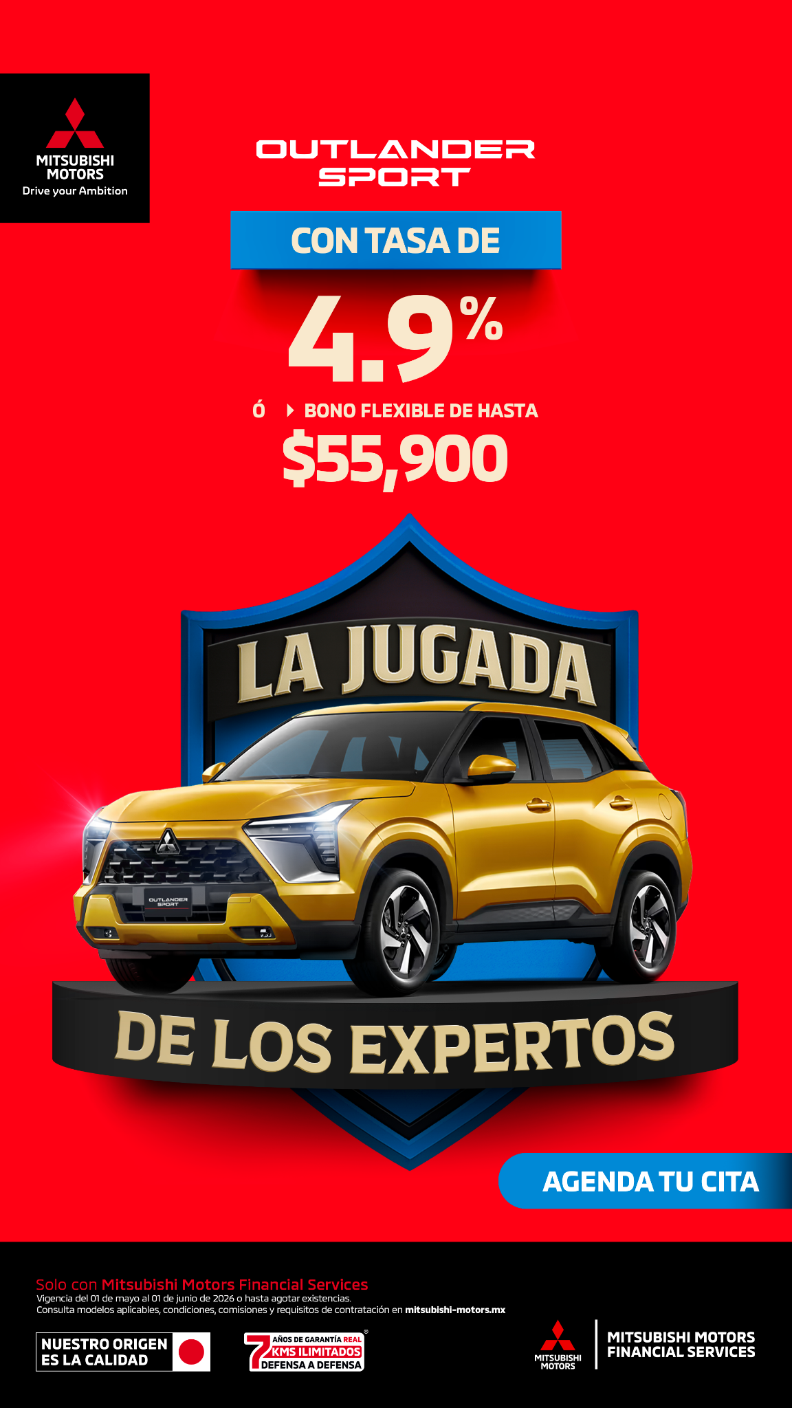 Mitsubishi Motors De México Facebook ad