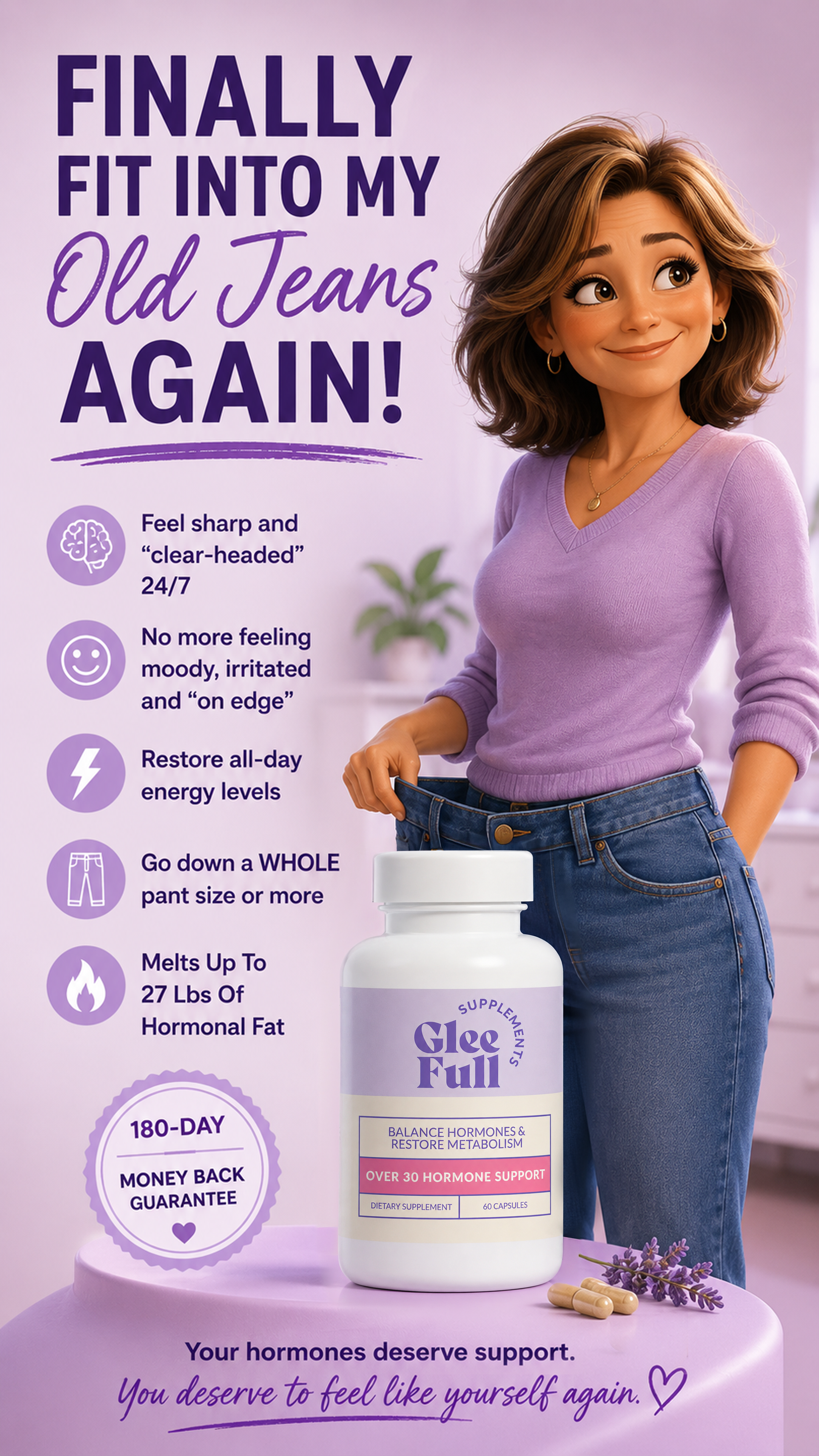 GleeFull Facebook ad