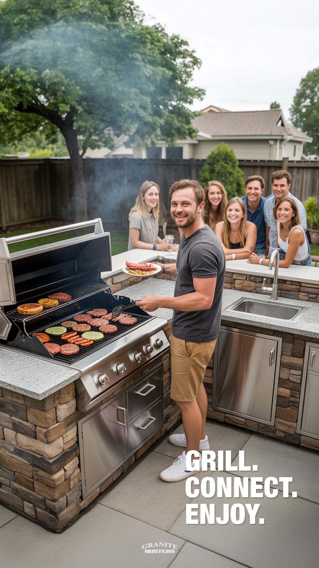 Granite Busters Facebook ad