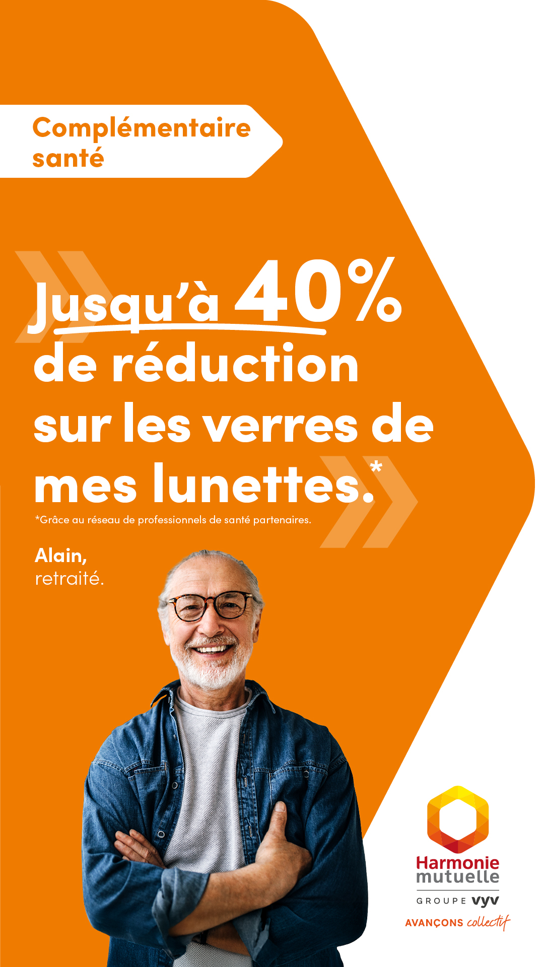 Harmonie Mutuelle Facebook ad
