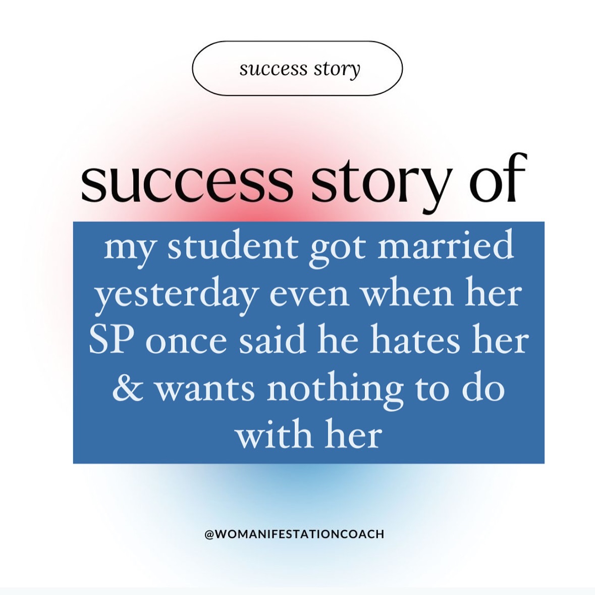 womanifestationcoach Facebook ad