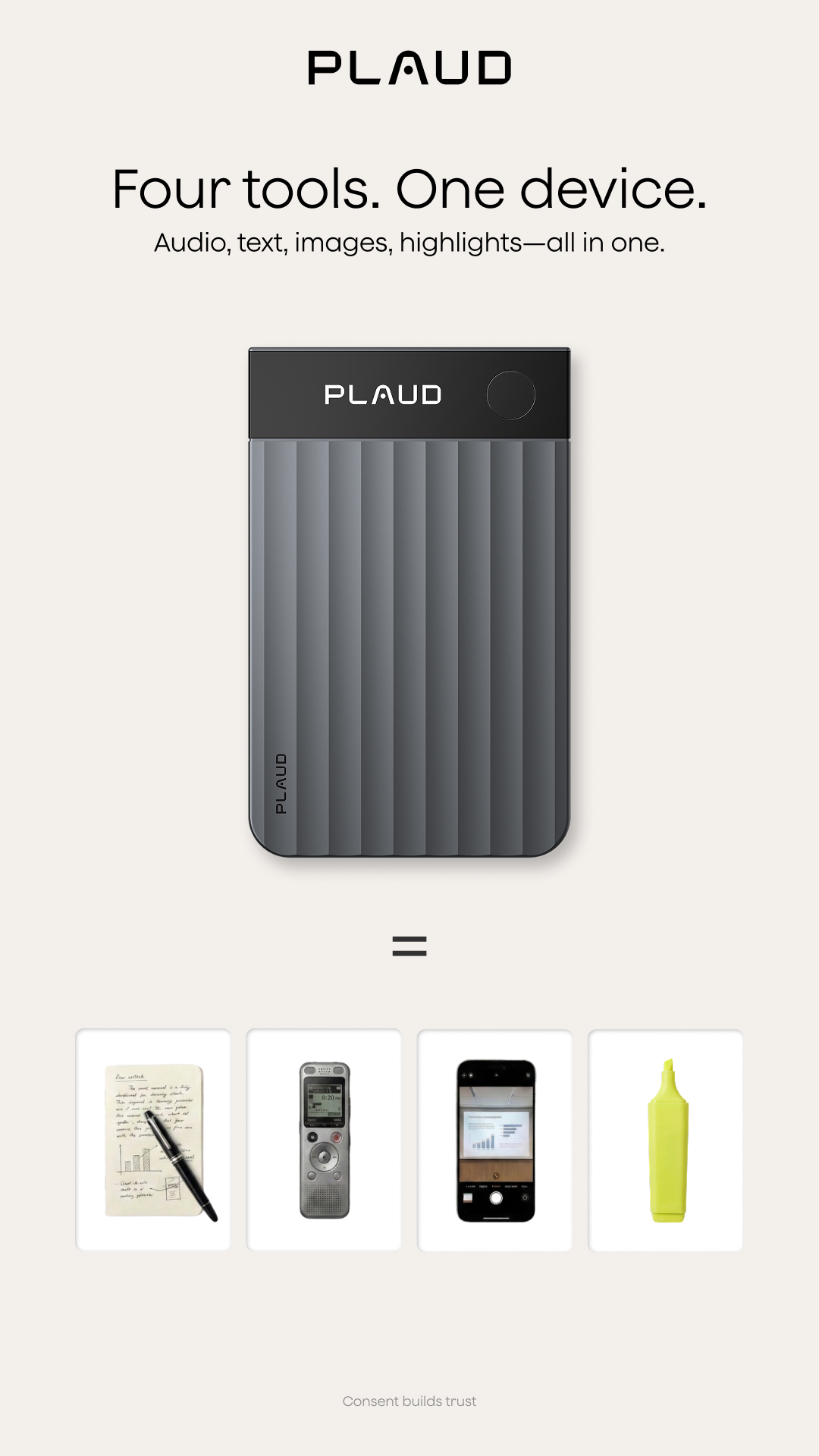 Plaud Facebook ad