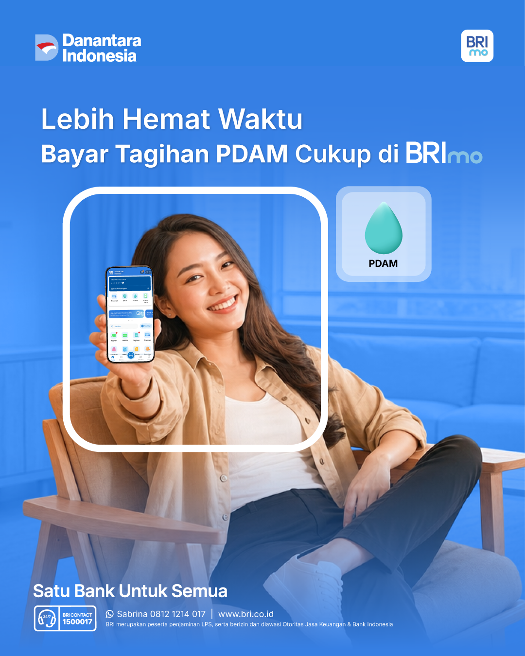 BANK BRI Facebook ad from Aug 26, 2026