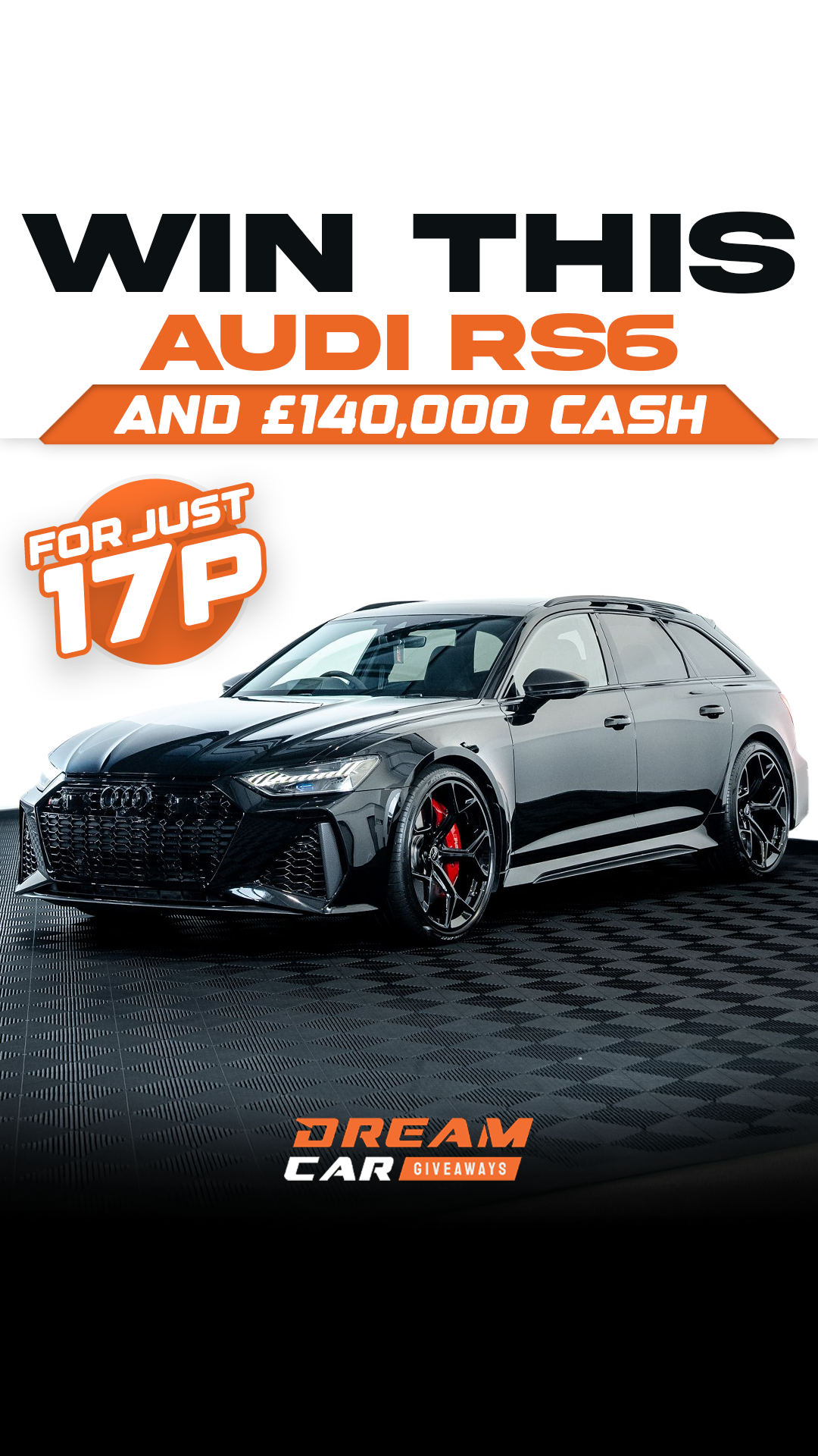 Dream Car Giveaways Facebook ad