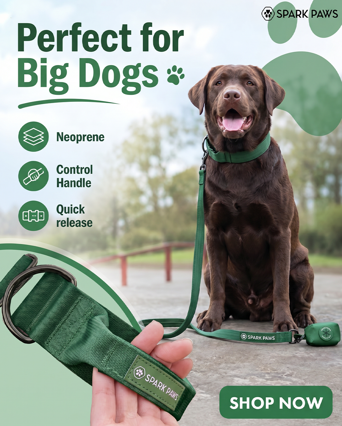 Spark Paws Facebook ad